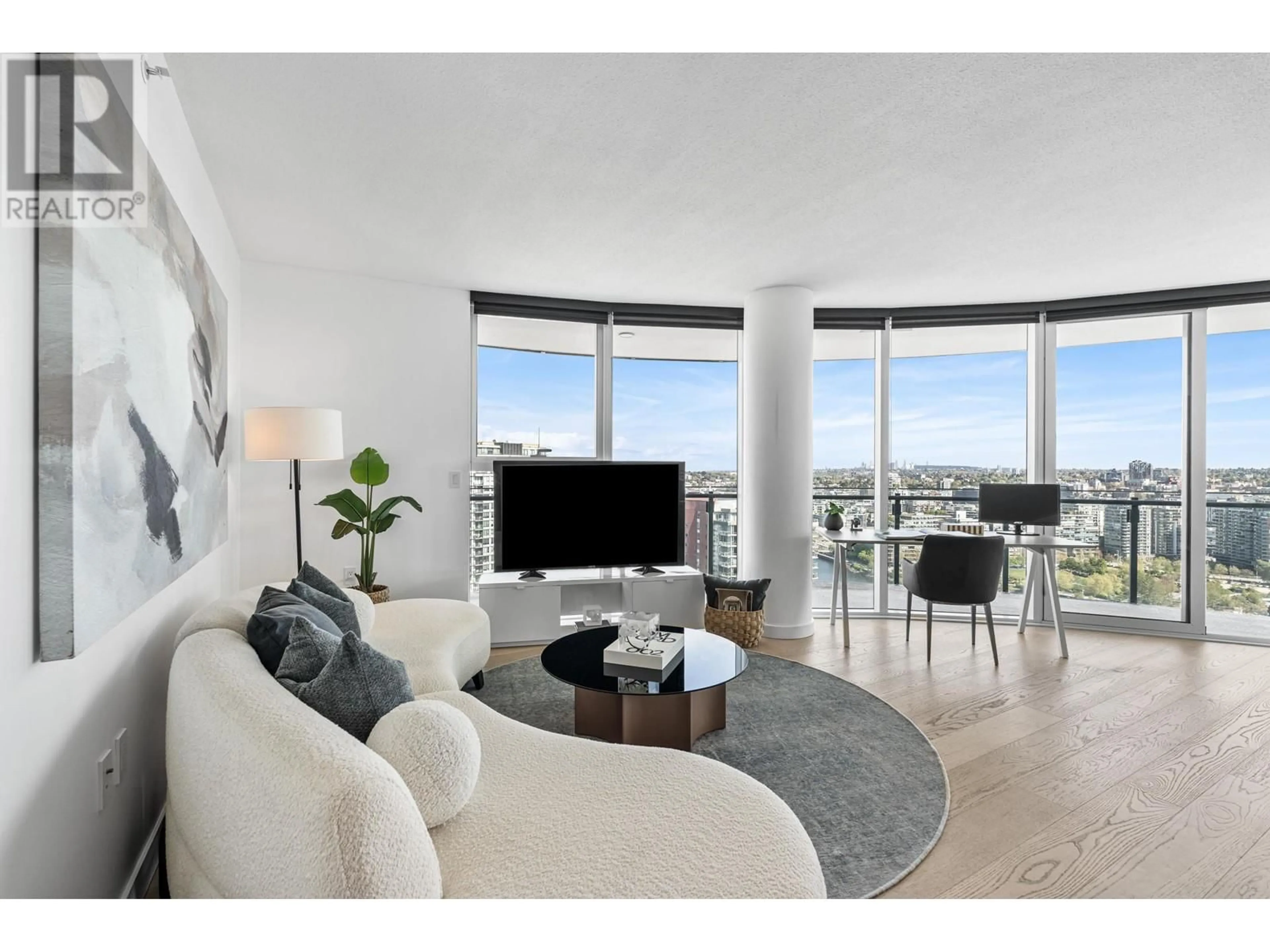 Living room with furniture, unknown for 2717 - 89 NELSON STREET, Vancouver British Columbia V6Z0E7