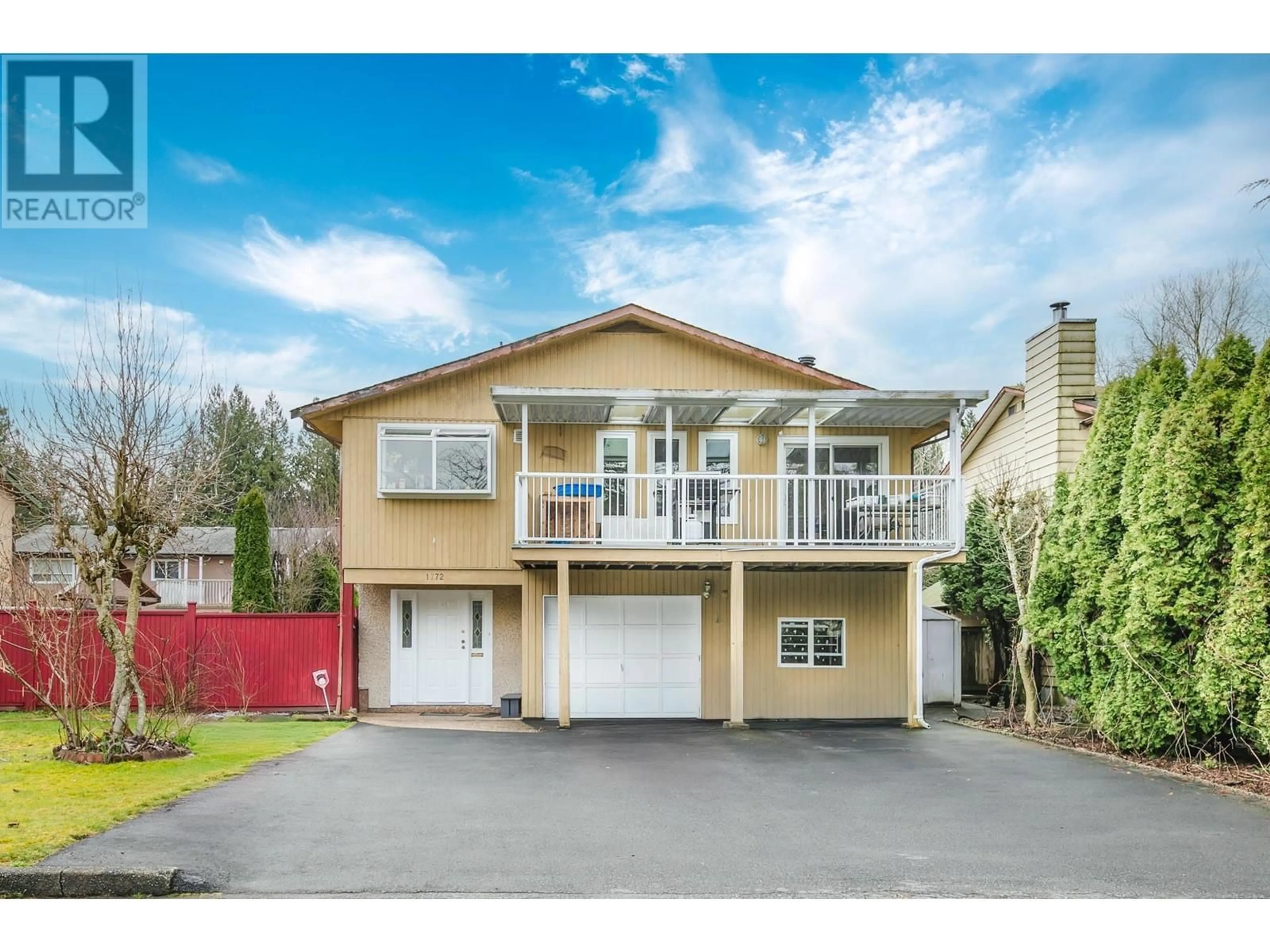 Home with vinyl exterior material, street for 1772 MANCHESTER COURT, Port Coquitlam British Columbia V3B5R7