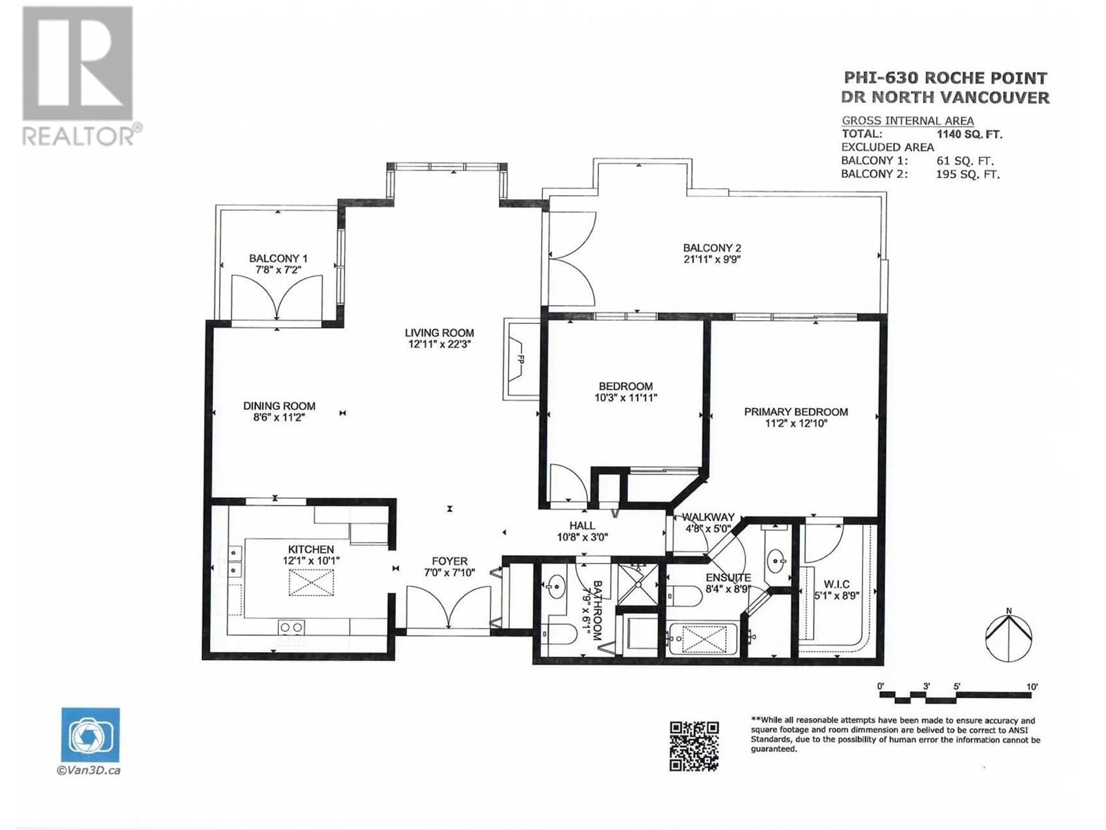 Floor plan for 506 - 530 RAVEN WOODS DRIVE, North Vancouver British Columbia V7G2T5