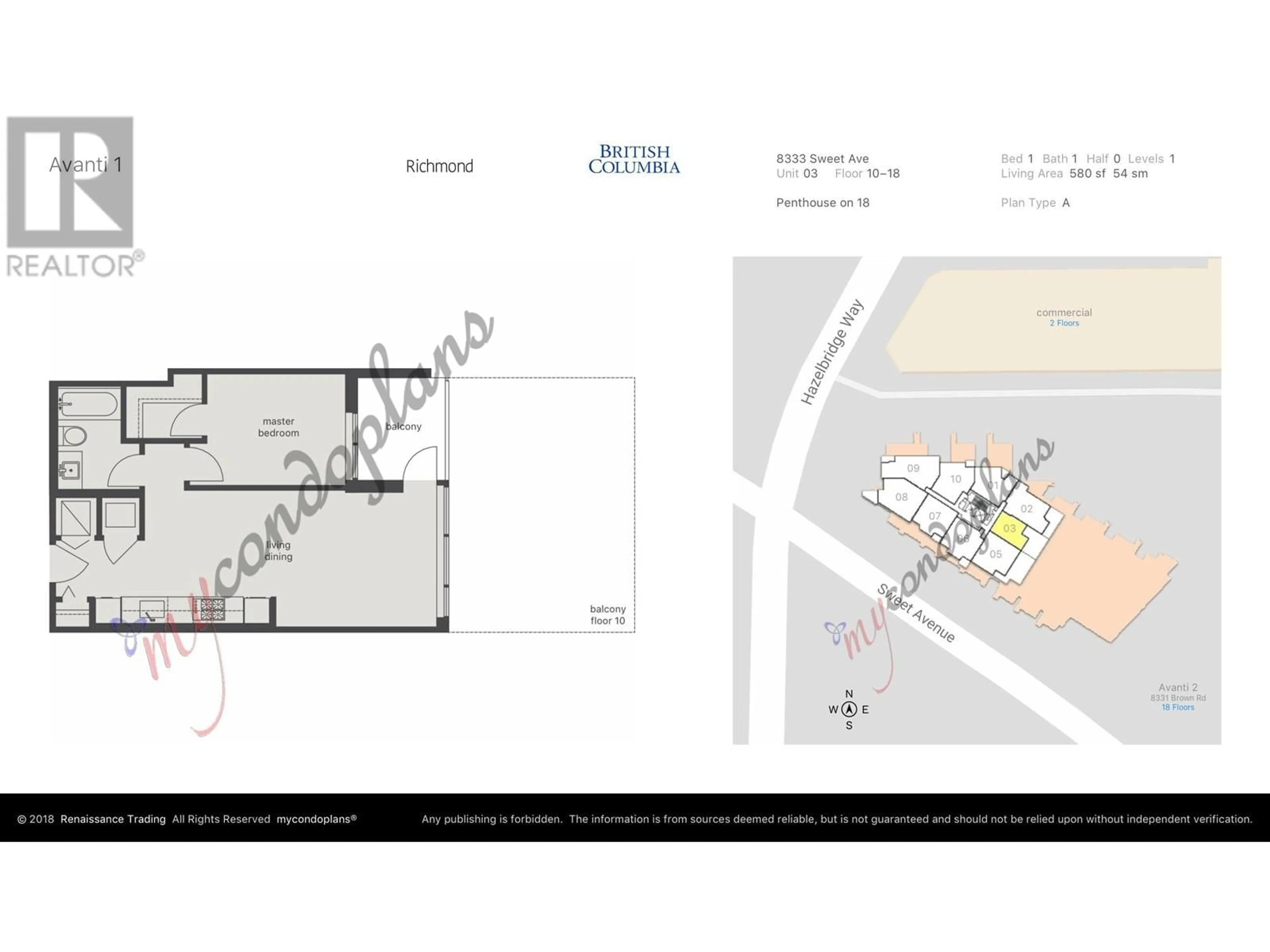 Floor plan for 8333 SWEET AVENUE, Richmond British Columbia V6X0P4