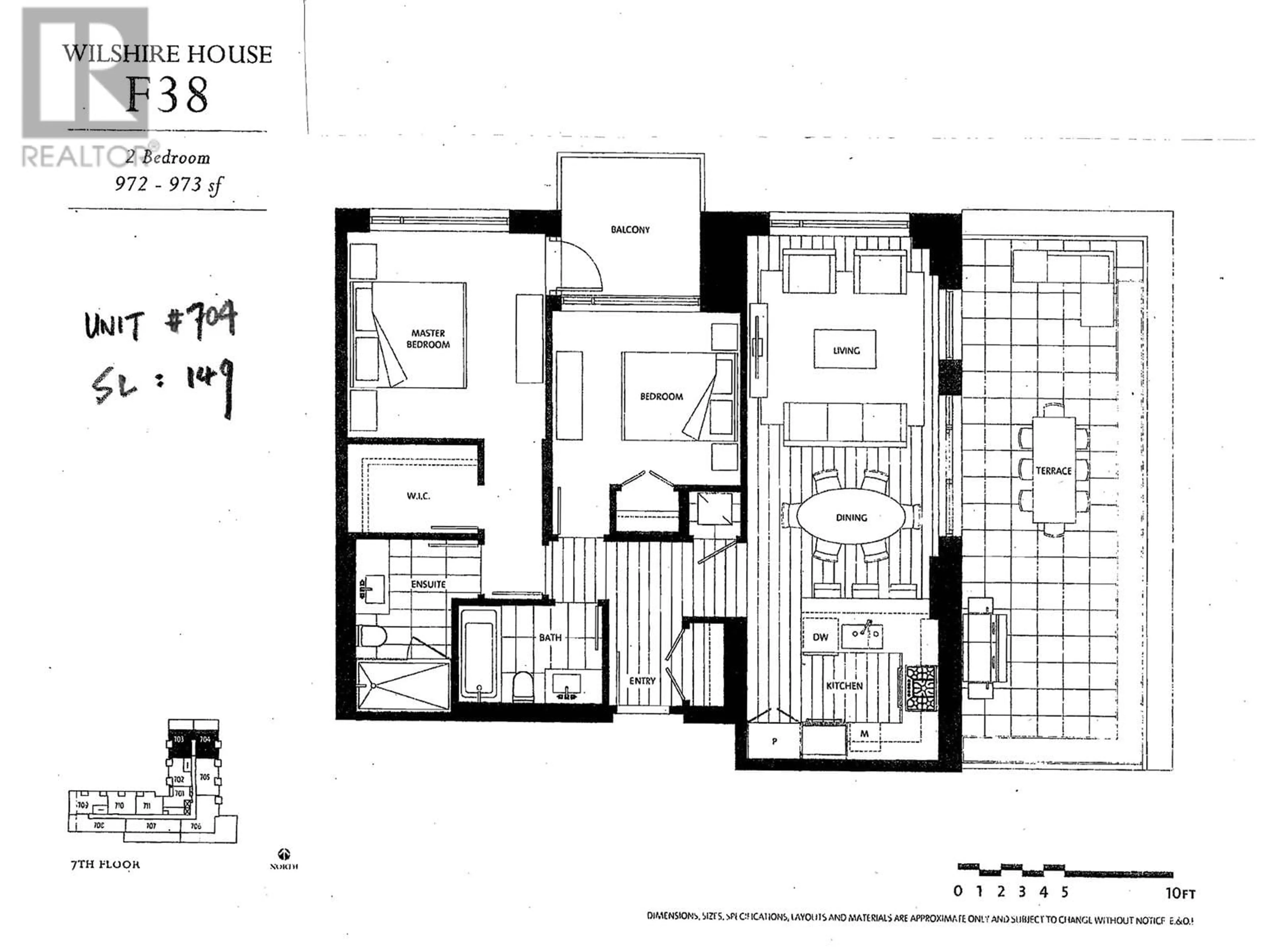Floor plan for 704 - 1571 57TH AVENUE, Vancouver British Columbia V6P0H7