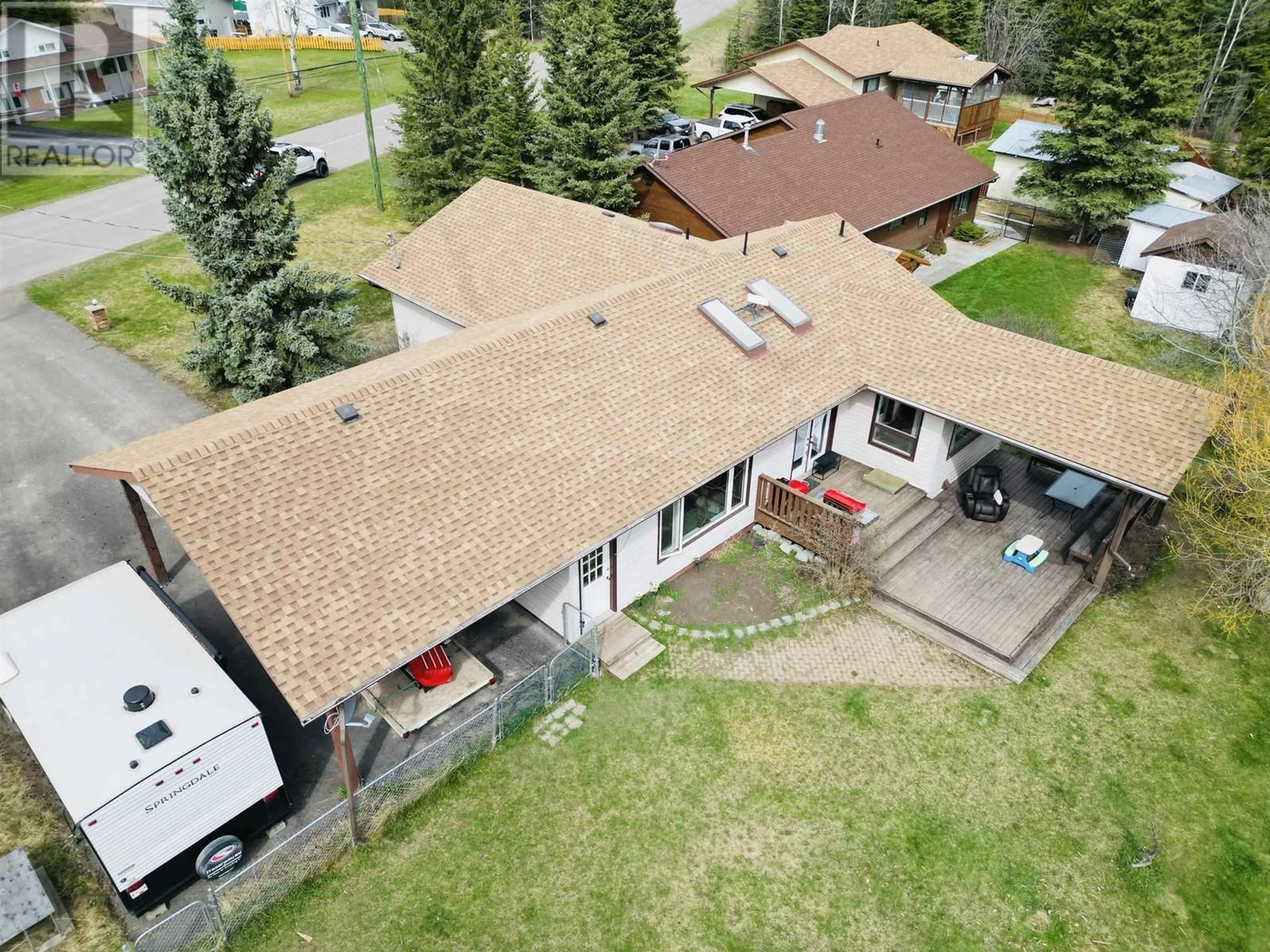 A pic from outside/outdoor area/front of a property/back of a property/a pic from drone, unknown for 620 5TH AVENUE, Burns Lake British Columbia V0J1E0