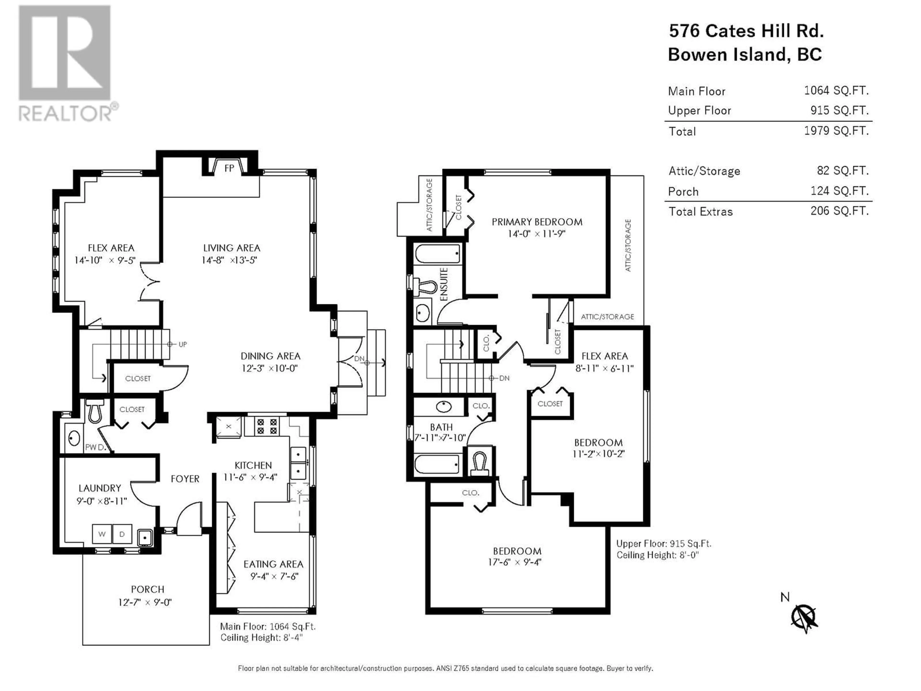 Floor plan for 576 CATES HILL ROAD, Bowen Island British Columbia V0N1G2