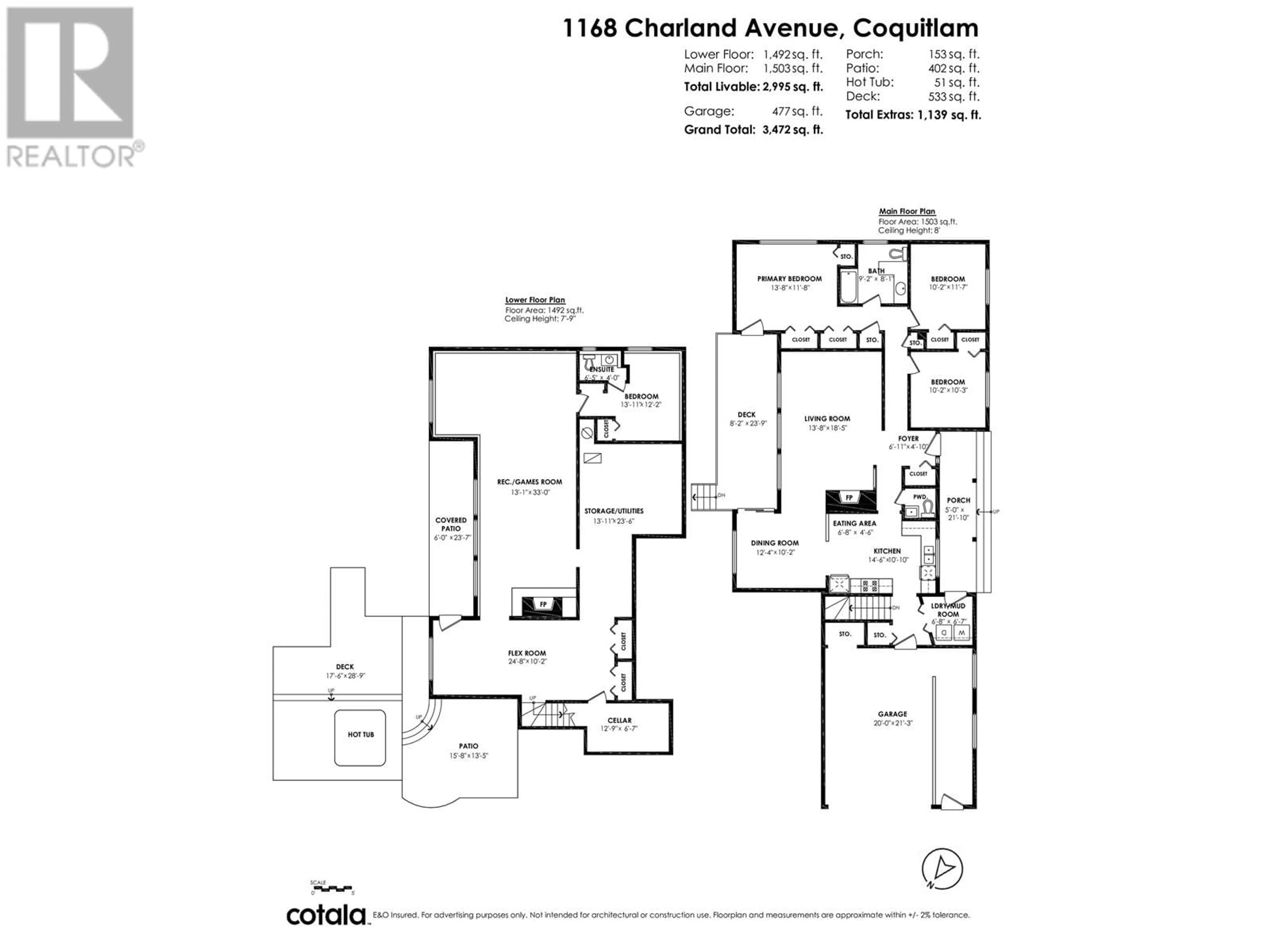 Floor plan for 1168 CHARLAND AVENUE, Coquitlam British Columbia V3K3L1