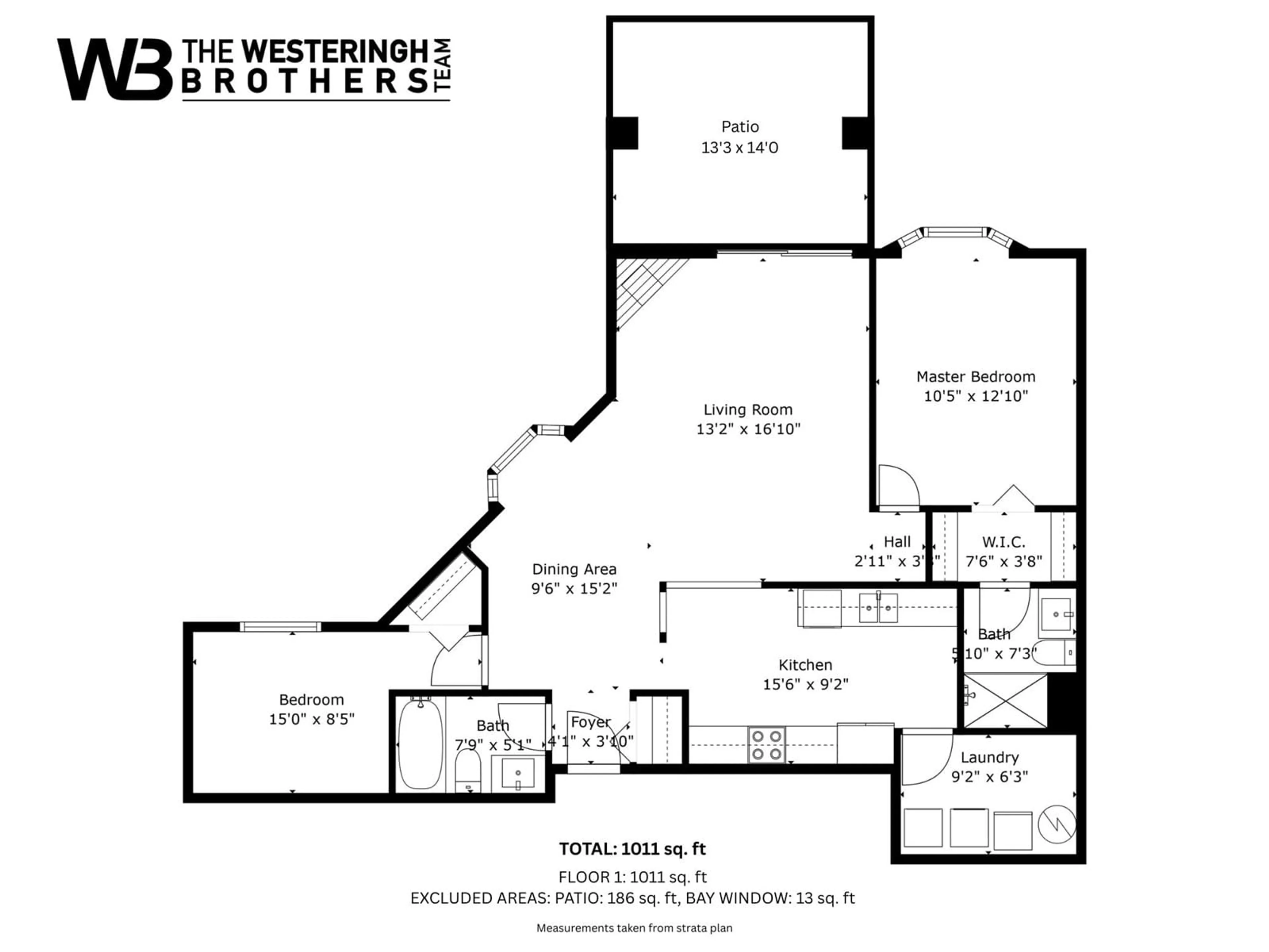 Floor plan for 114 - 46693 YALE ROAD, Chilliwack British Columbia V2P7Z4