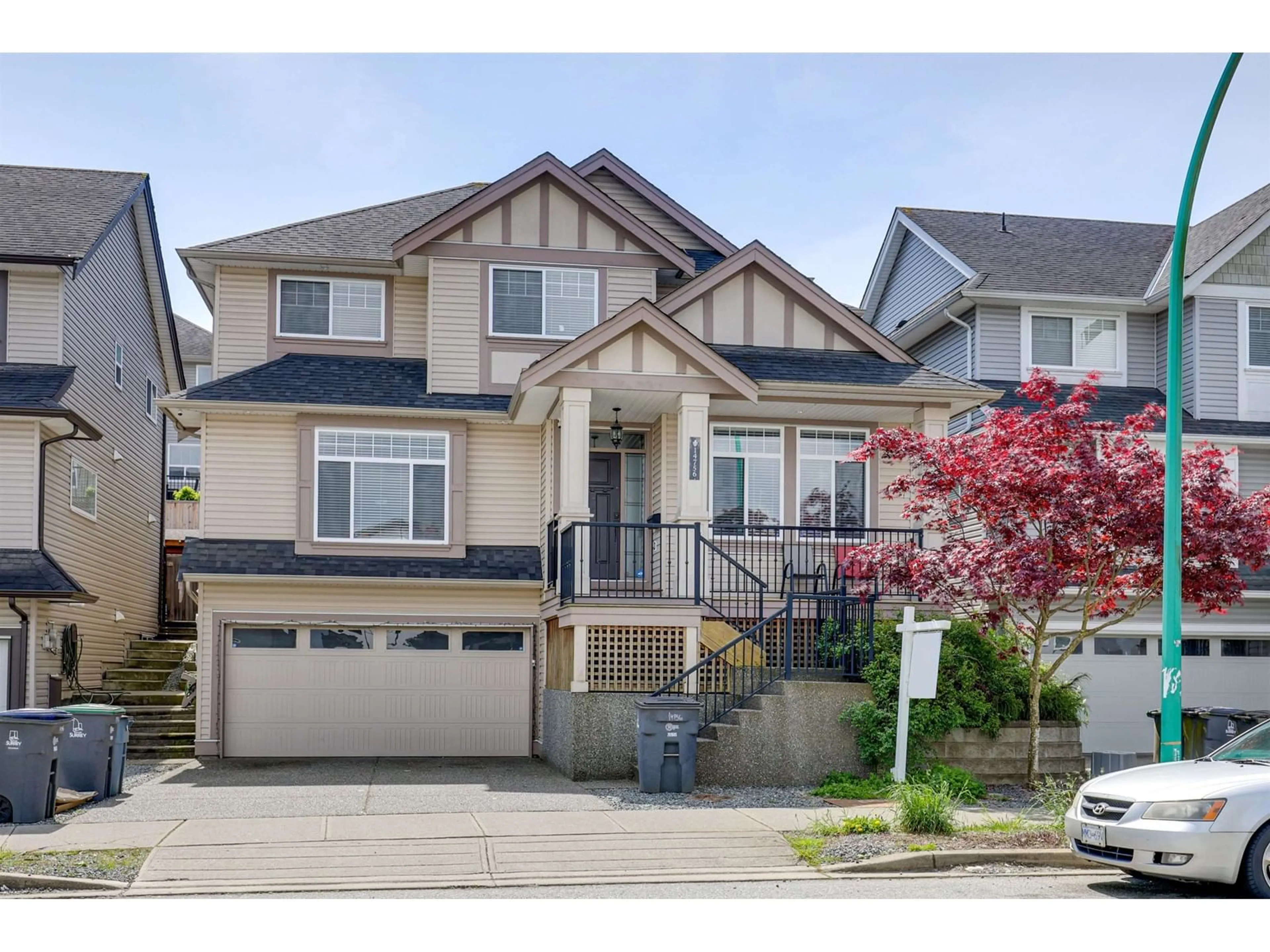 Home with vinyl exterior material, street for 14756 62, Surrey British Columbia V3S2L1