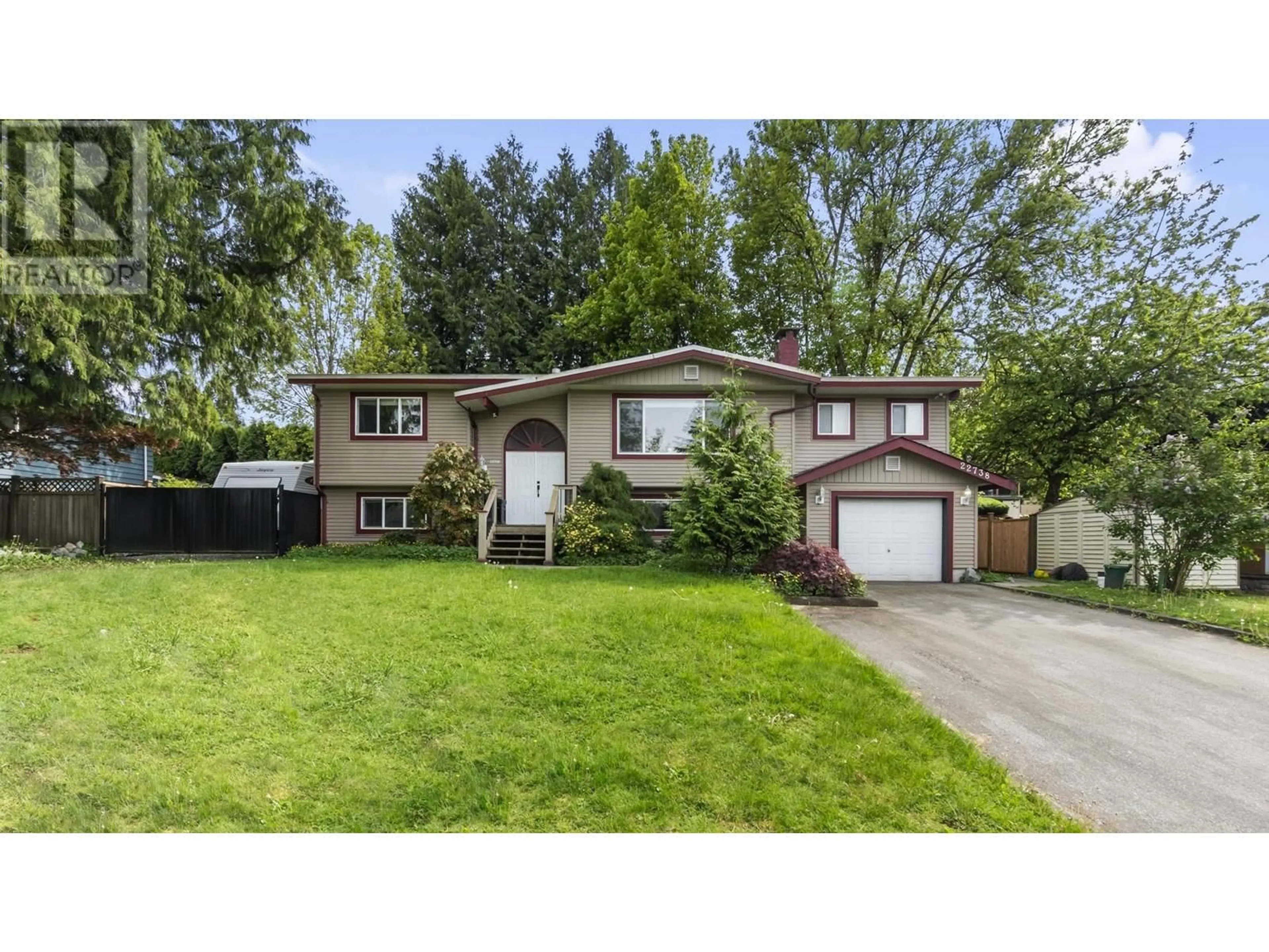Home with vinyl exterior material, street for 22738 124 AVENUE, Maple Ridge British Columbia V2X4K1