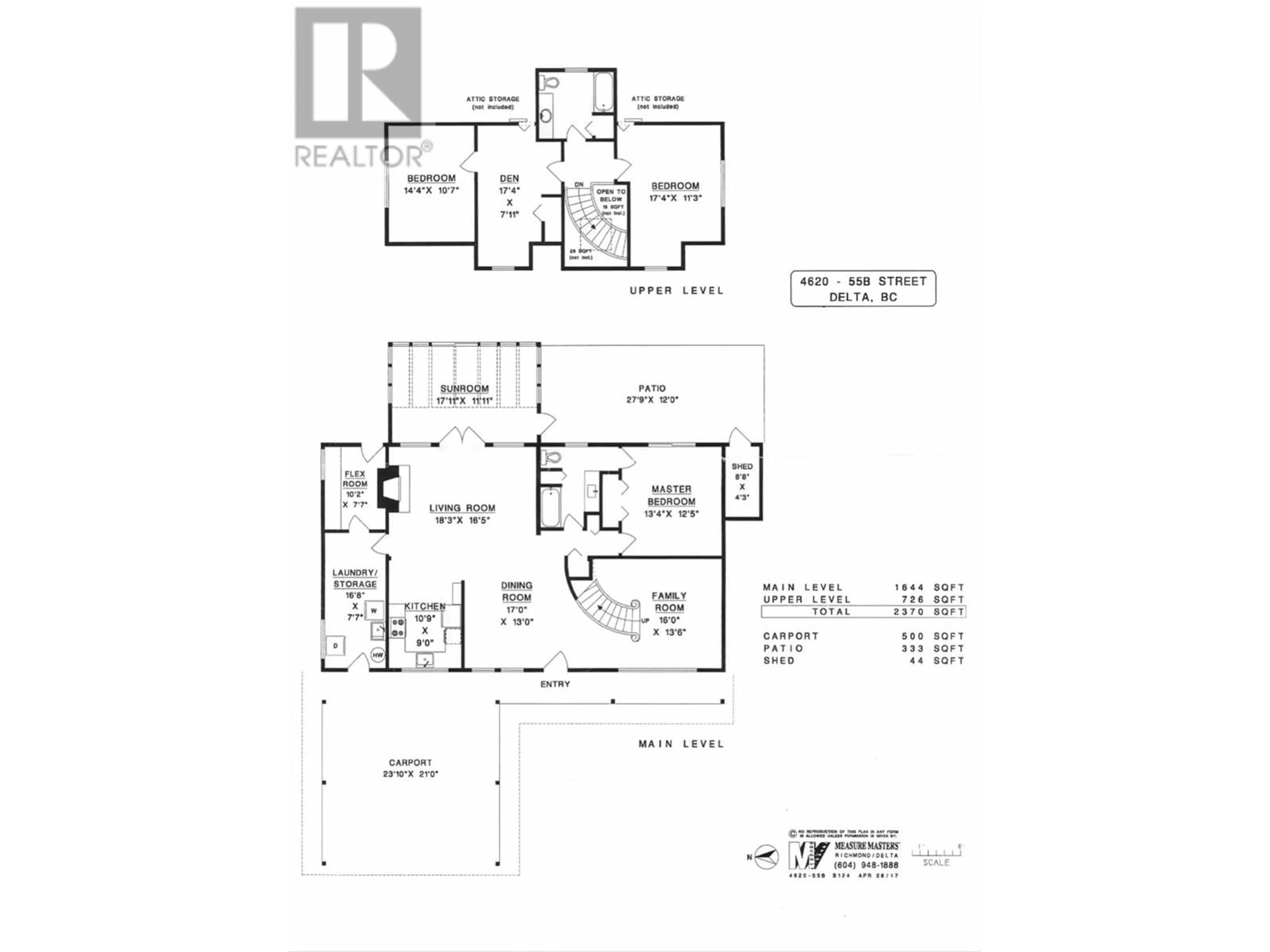 Floor plan for 4620 55B STREET, Delta British Columbia V4K3B7