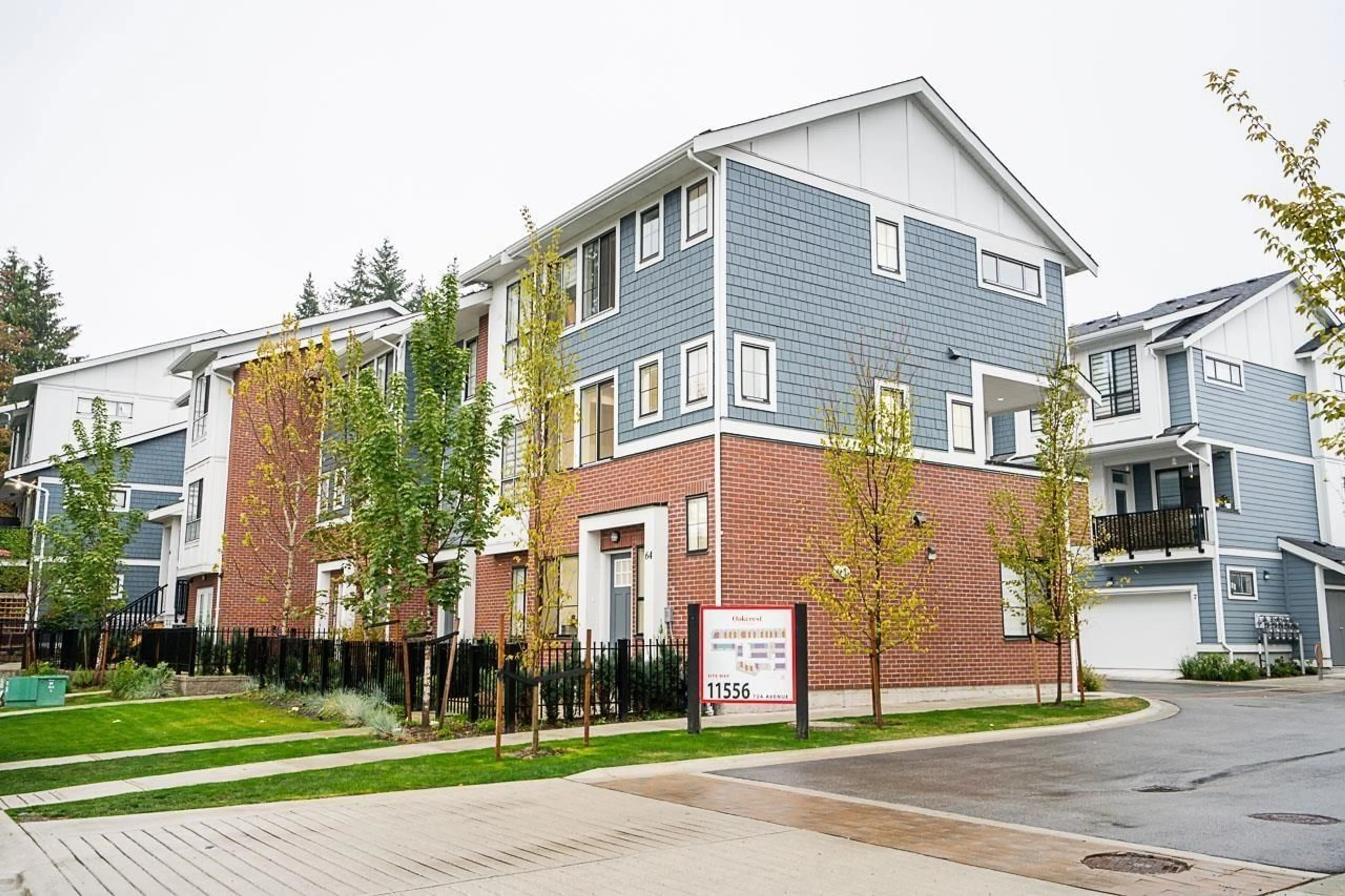 Home with brick exterior material, street for 63 - 11556 72A, Delta British Columbia V4C1A9