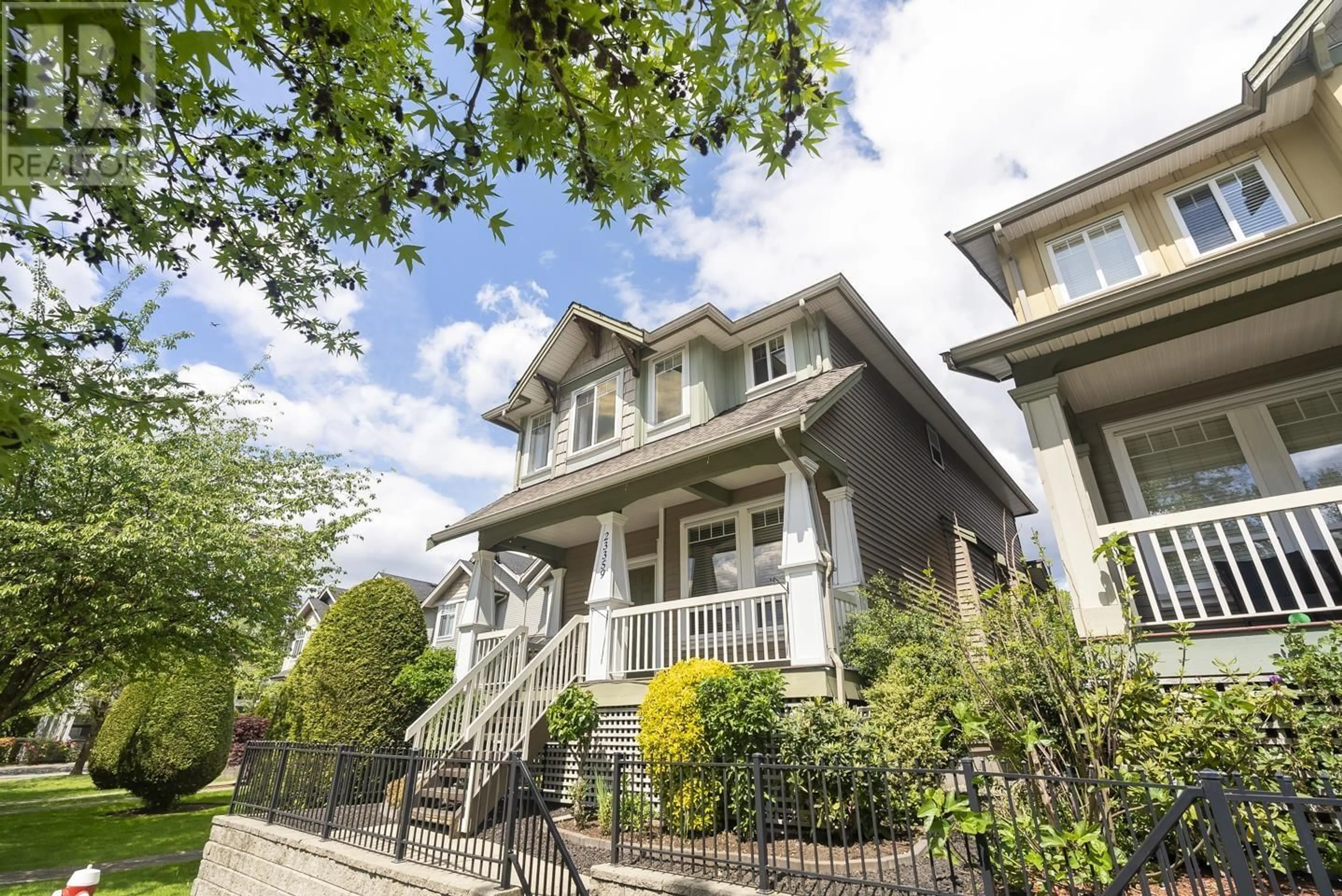 Home with vinyl exterior material, street for 23359 KANAKA WAY, Maple Ridge British Columbia V2W0B7