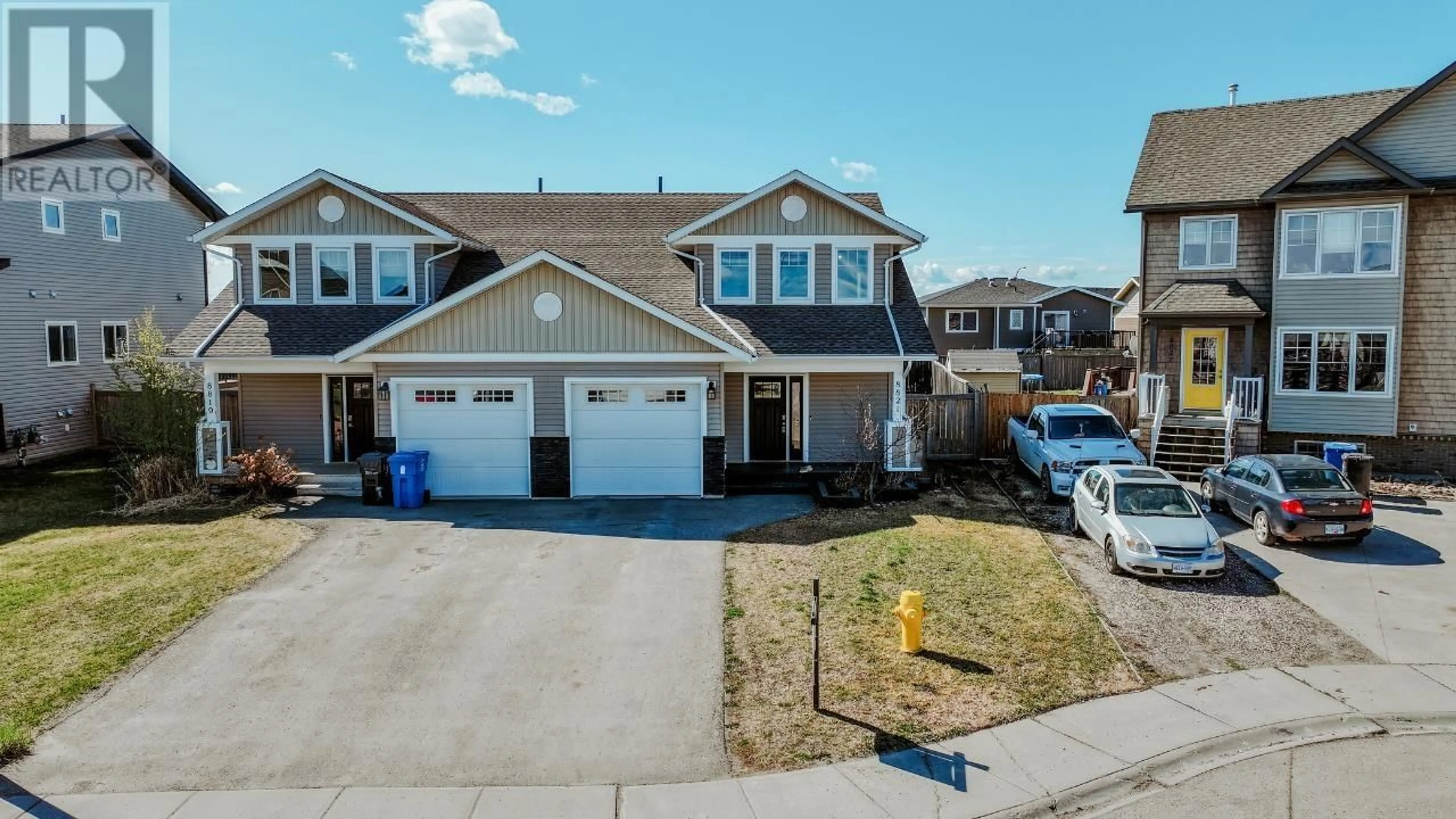 A pic from outside/outdoor area/front of a property/back of a property/a pic from drone, street for 8821 113 AVENUE, Fort St. John British Columbia V1J0E2