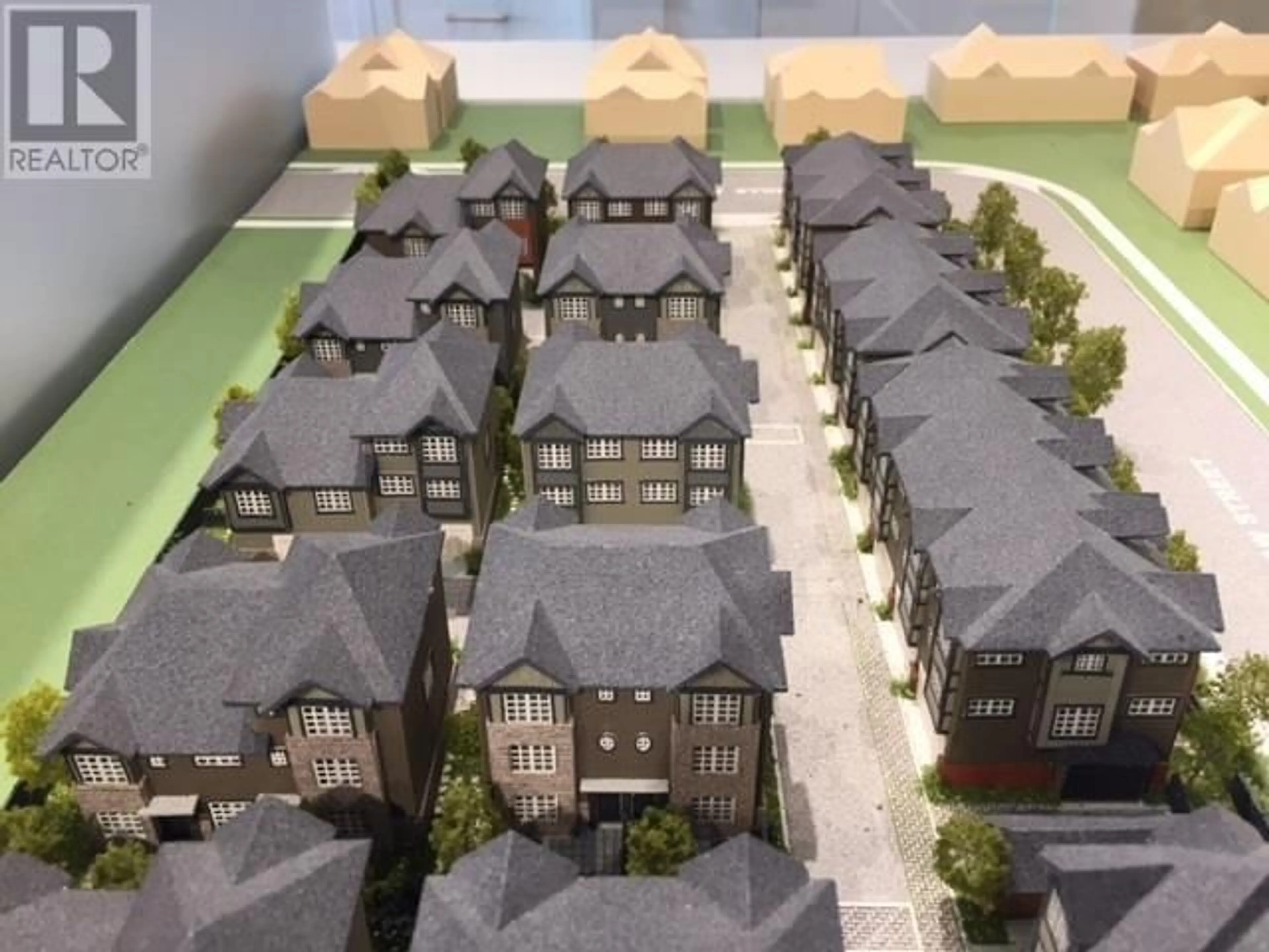 A pic from outside/outdoor area/front of a property/back of a property/a pic from drone, street for 38 - 7191 LECHOW STREET, Richmond British Columbia V6Y0L1