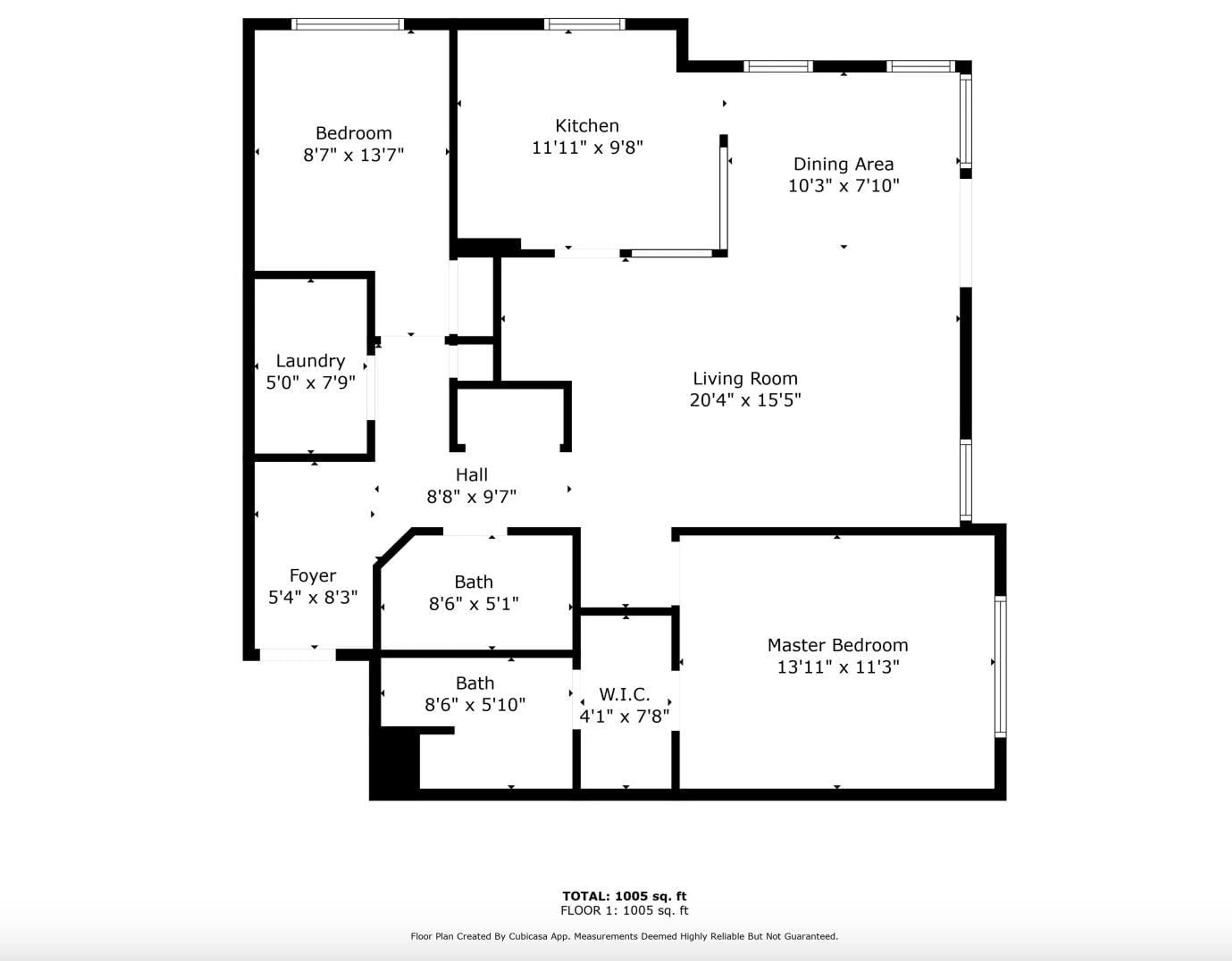 Floor plan for 103 - 33688 KING, Abbotsford British Columbia V2S7P9