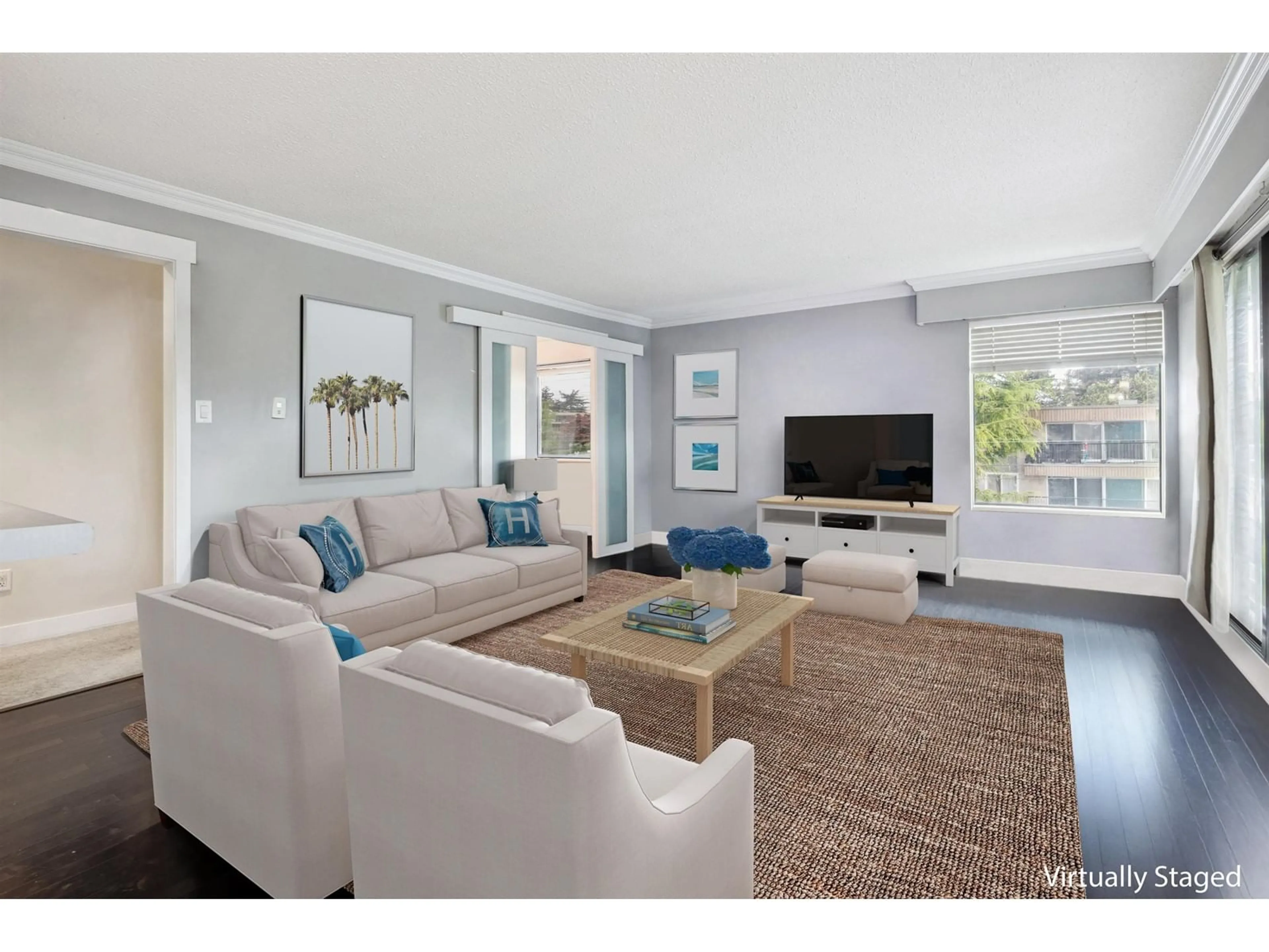 Living room with furniture, unknown for 302 - 1390 MERKLIN, White Rock British Columbia V4B4C1