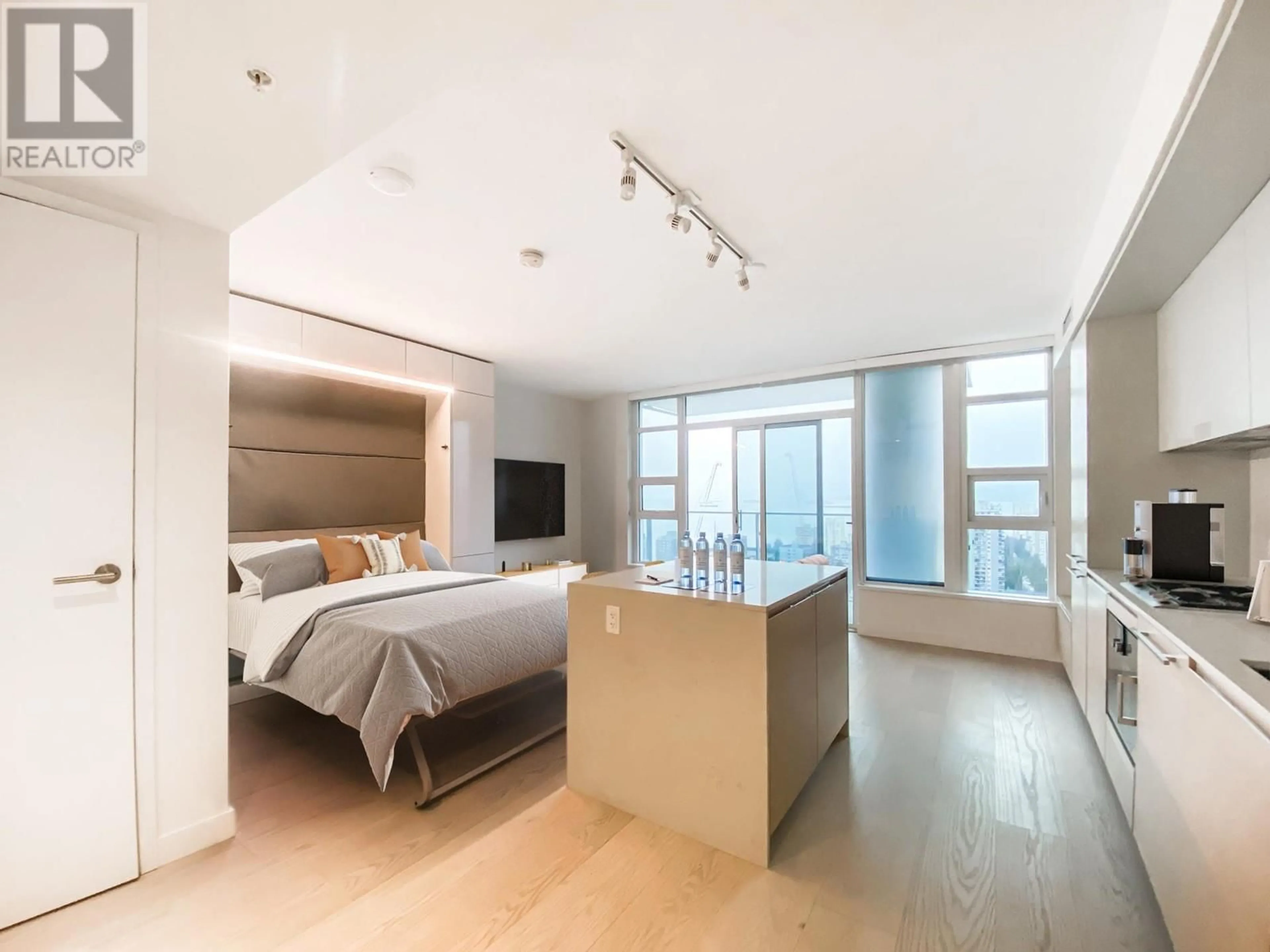 Bedroom with bed, unknown for 3101 - 1289 HORNBY STREET, Vancouver British Columbia V6Z0G7