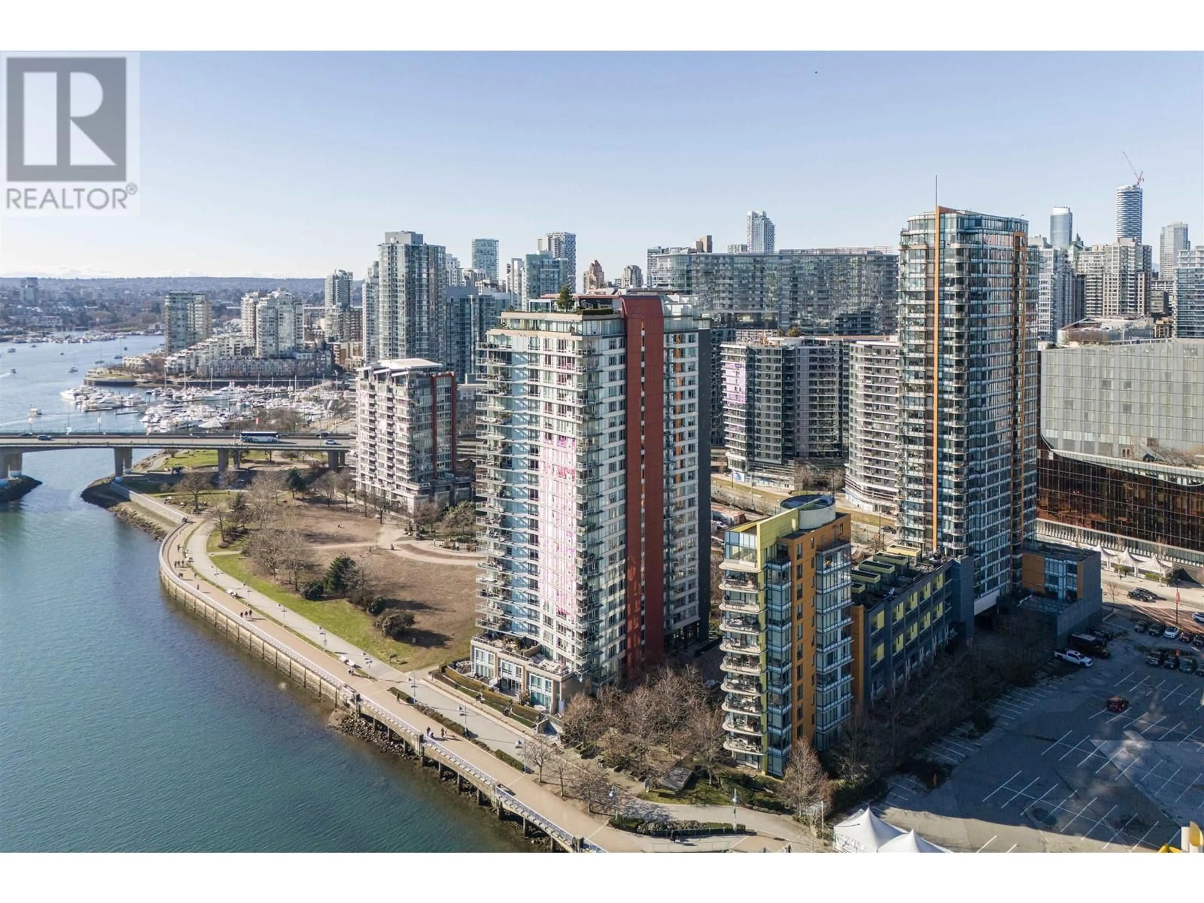 A pic from outside/outdoor area/front of a property/back of a property/a pic from drone, water/lake/river/ocean view for 305 - 8 SMITHE MEWS, Vancouver British Columbia V6B0A5