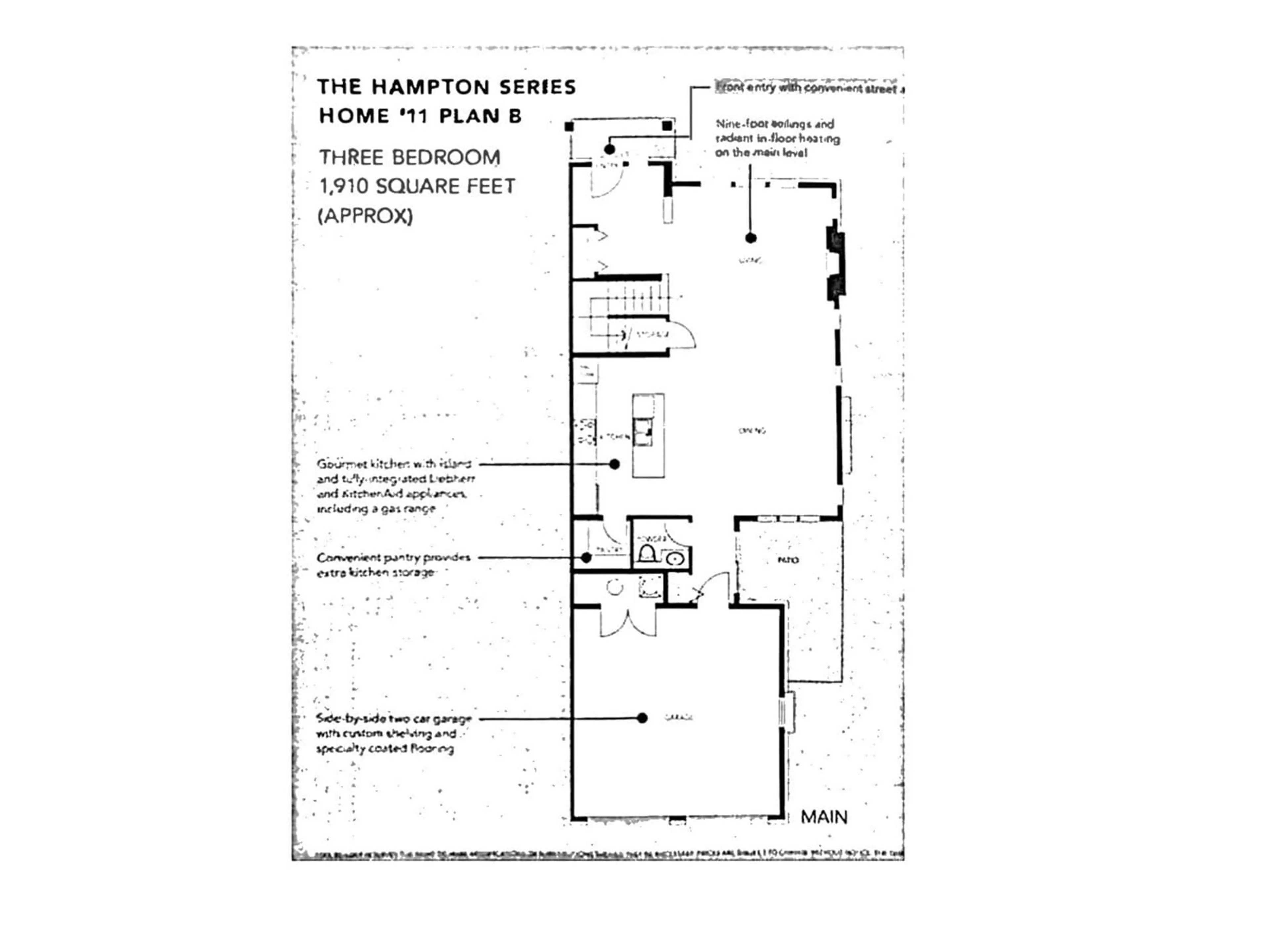 Floor plan for 11 - 10500 DELSOM, Delta British Columbia V4C0C3