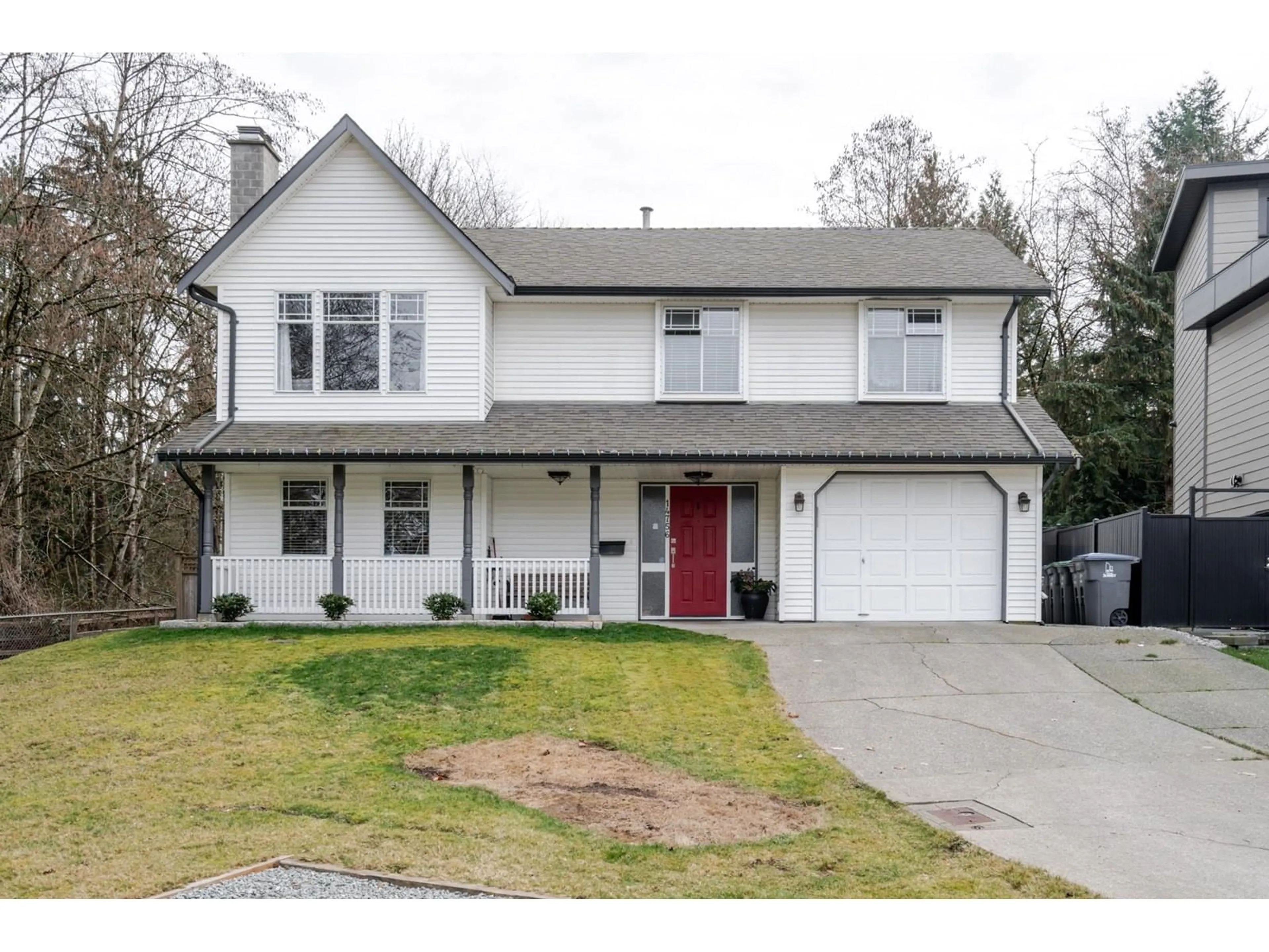 Home with vinyl exterior material, street for 14756 WELLINGTON, Surrey British Columbia V3R8Z8