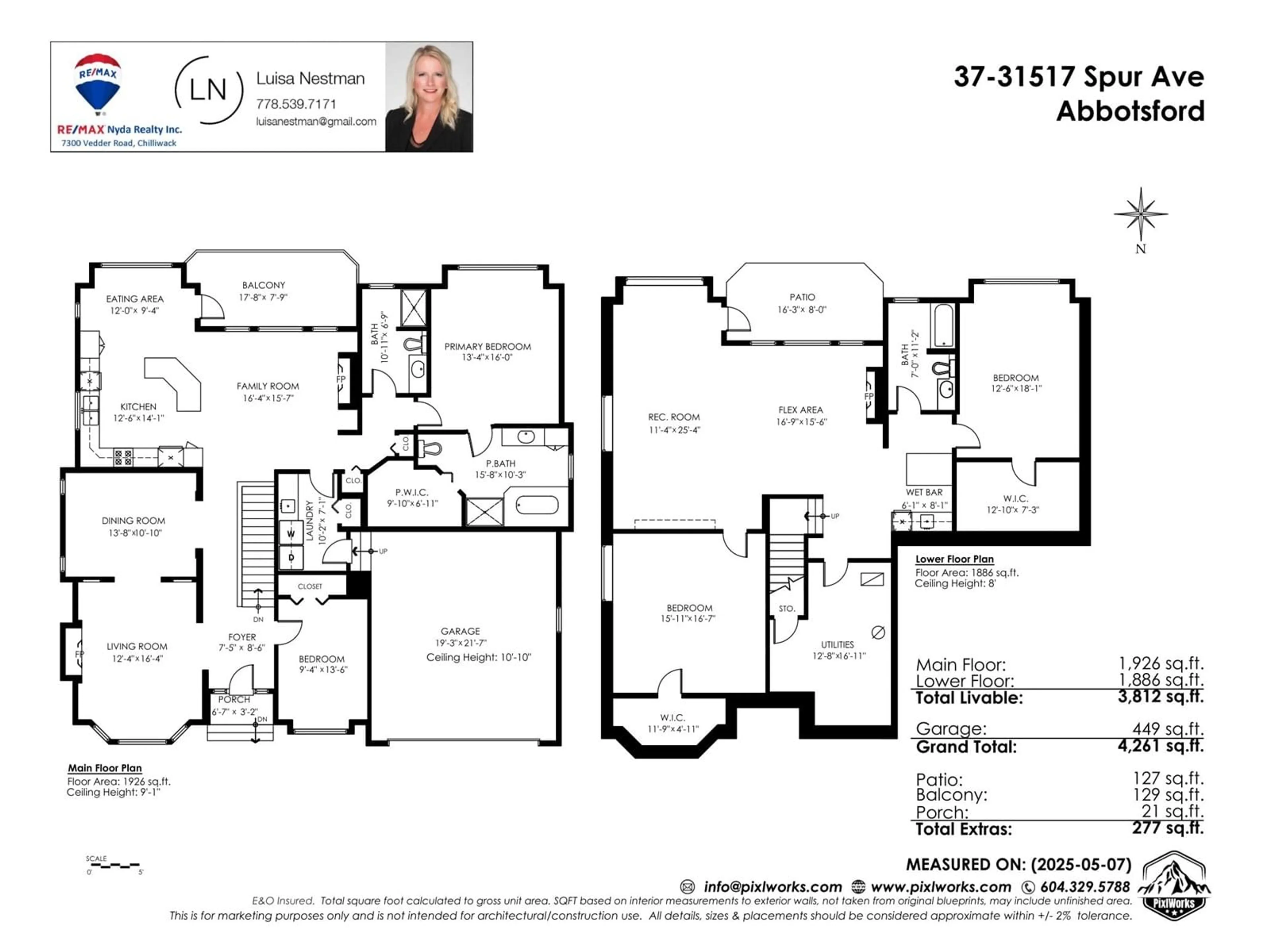 Floor plan for 37 - 31517 SPUR, Abbotsford British Columbia V2T6V7