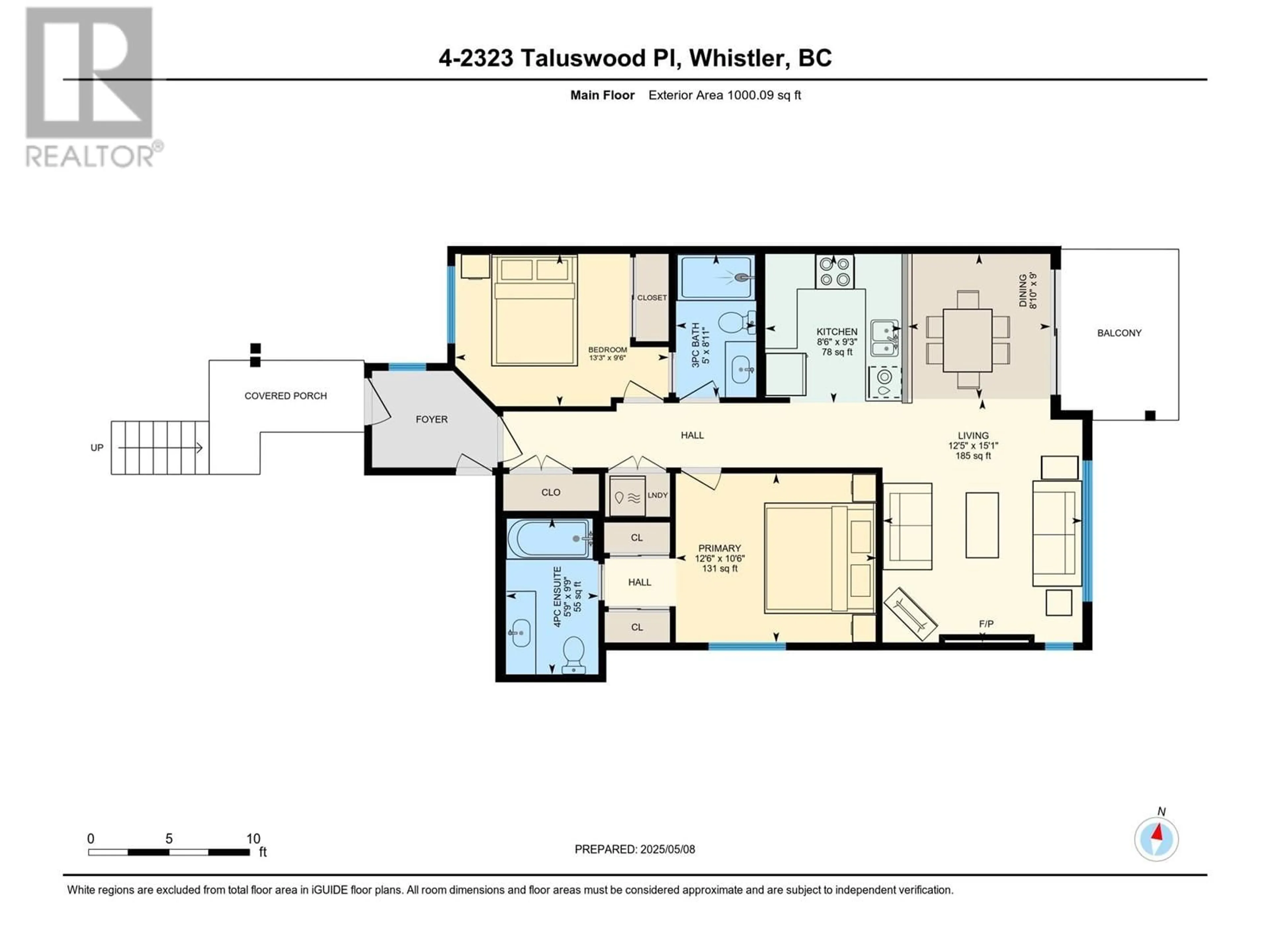 Floor plan for 4 - 2323 TALUSWOOD PLACE, Whistler British Columbia V8E0P9