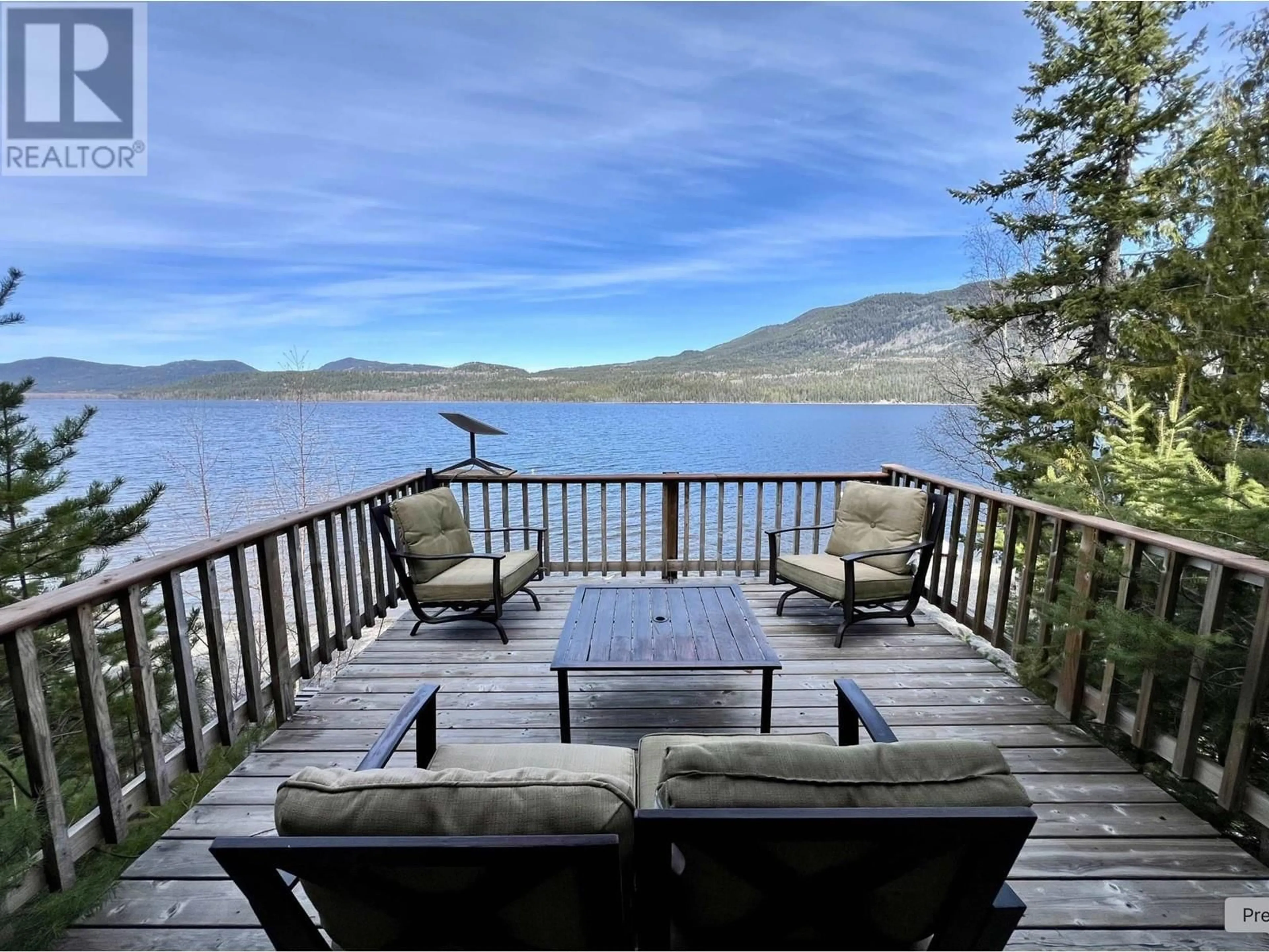 Patio, water/lake/river/ocean view for 9303 MAHOOD LAKE ROAD, Mahood Lake British Columbia V0K1X3