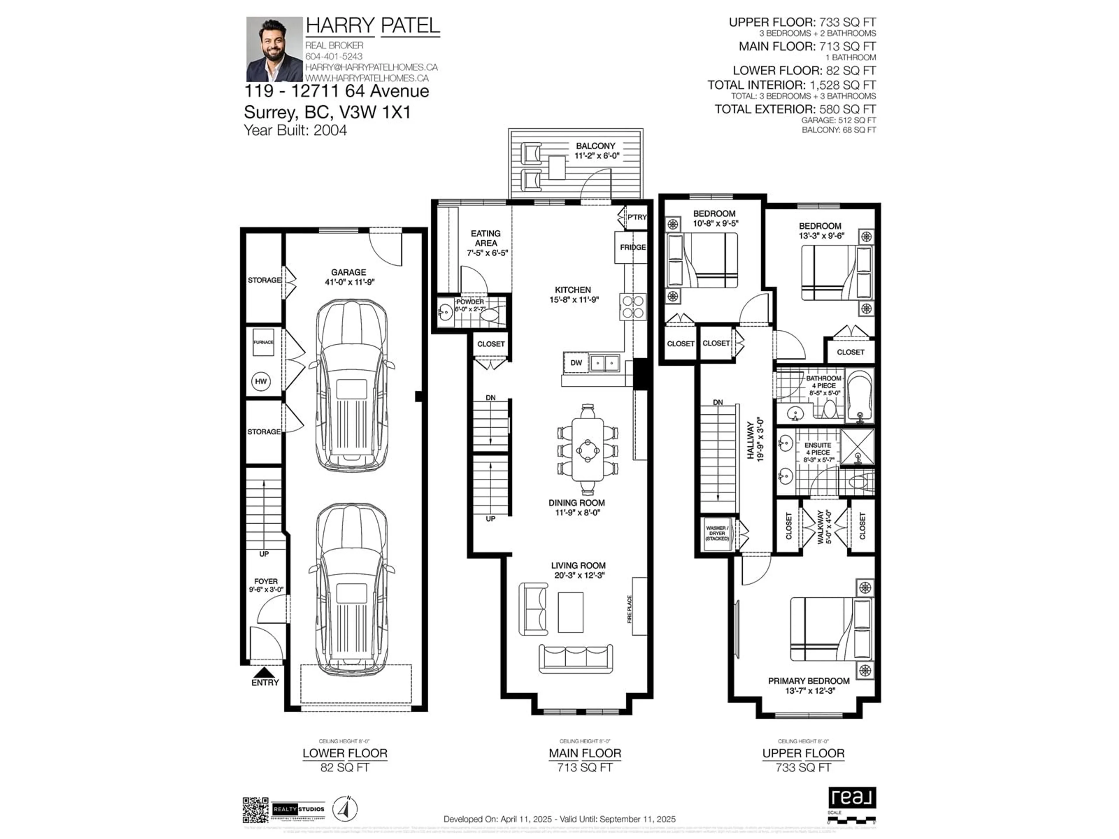Floor plan for 119 - 12711 64, Surrey British Columbia V3W1X1