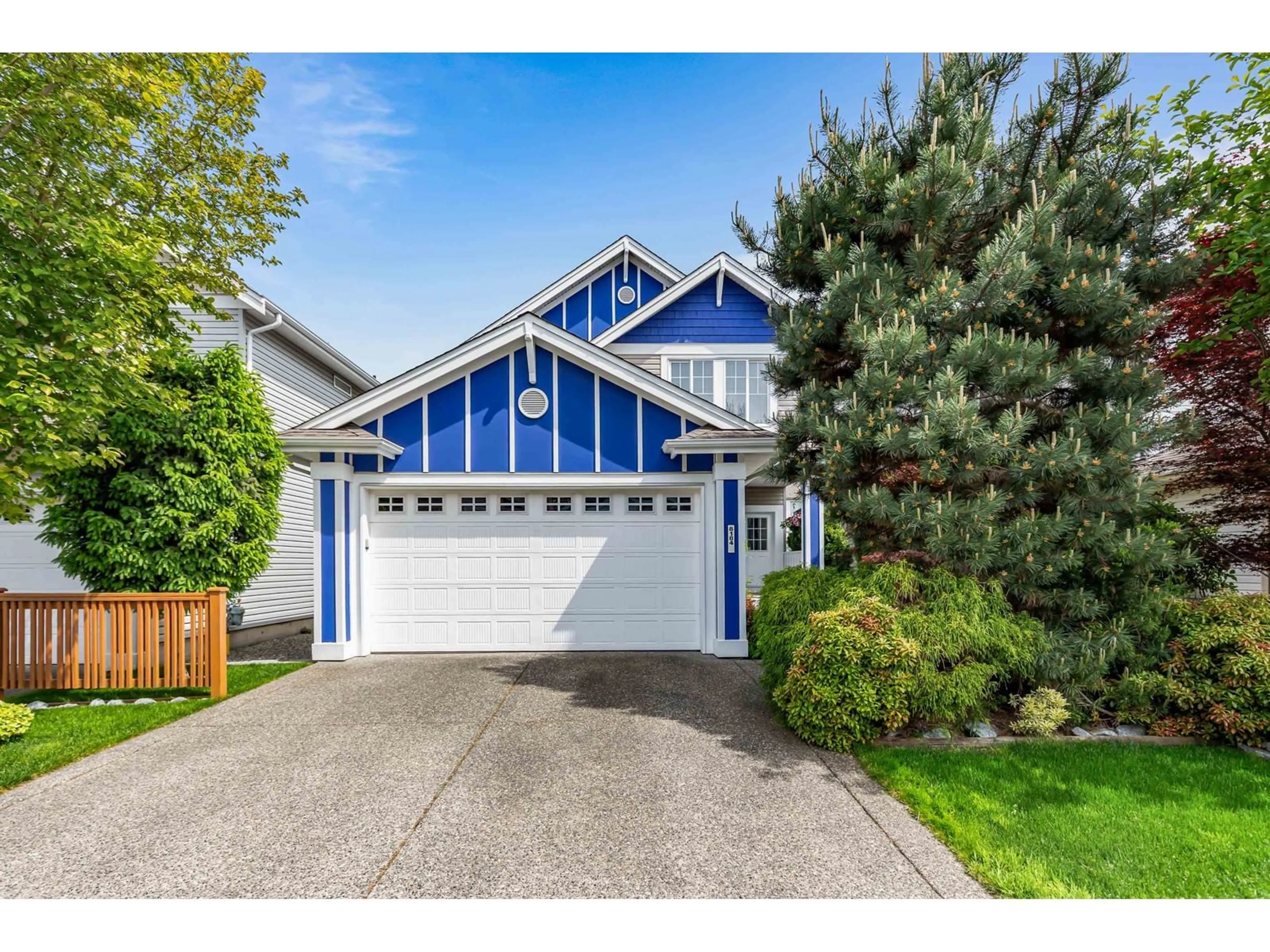 Home with vinyl exterior material, street for 8184 211B, Langley British Columbia V2Y0B6