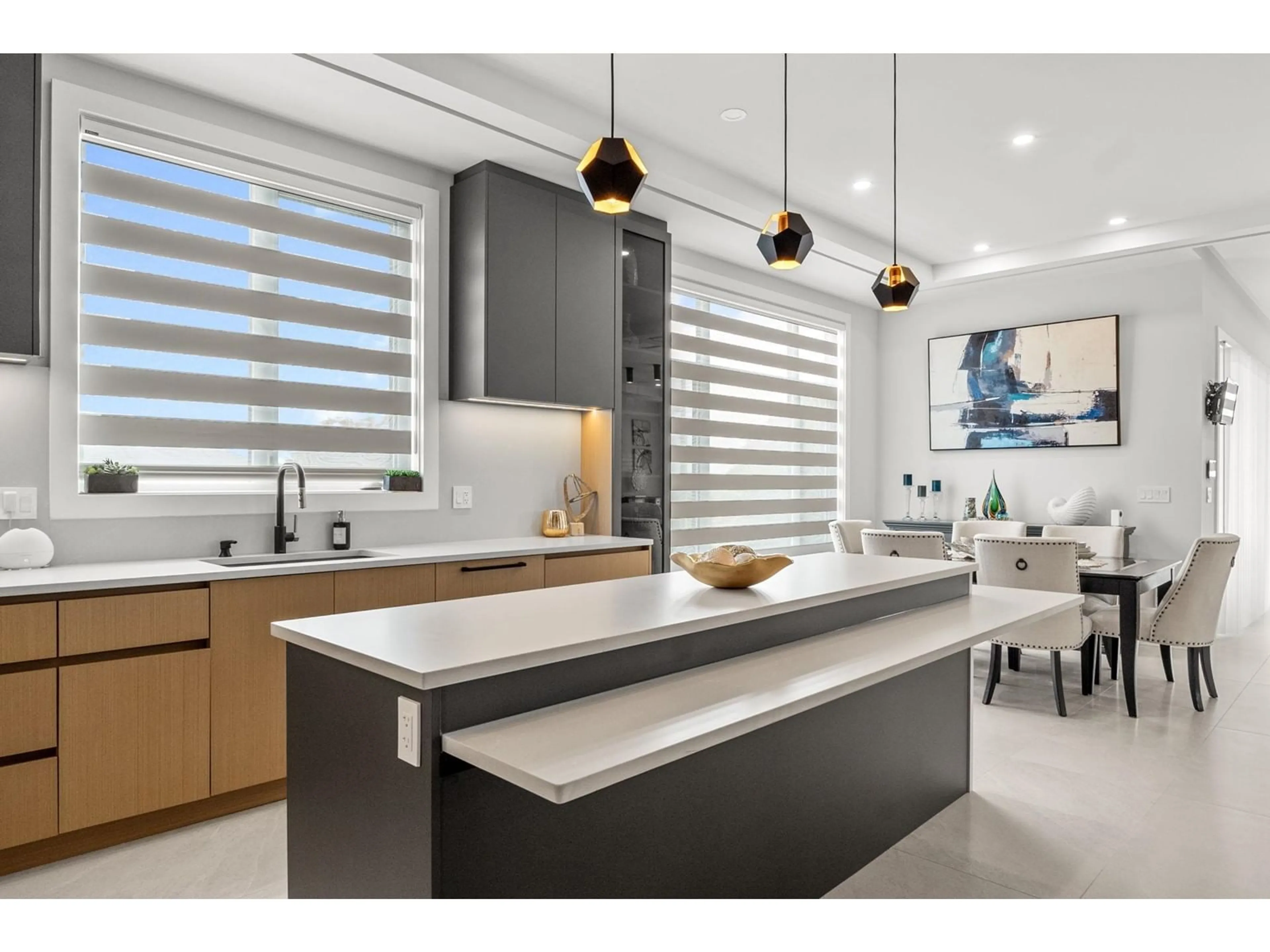 Contemporary kitchen, ceramic/tile floor for 7814 167A, Surrey British Columbia V4N0L9