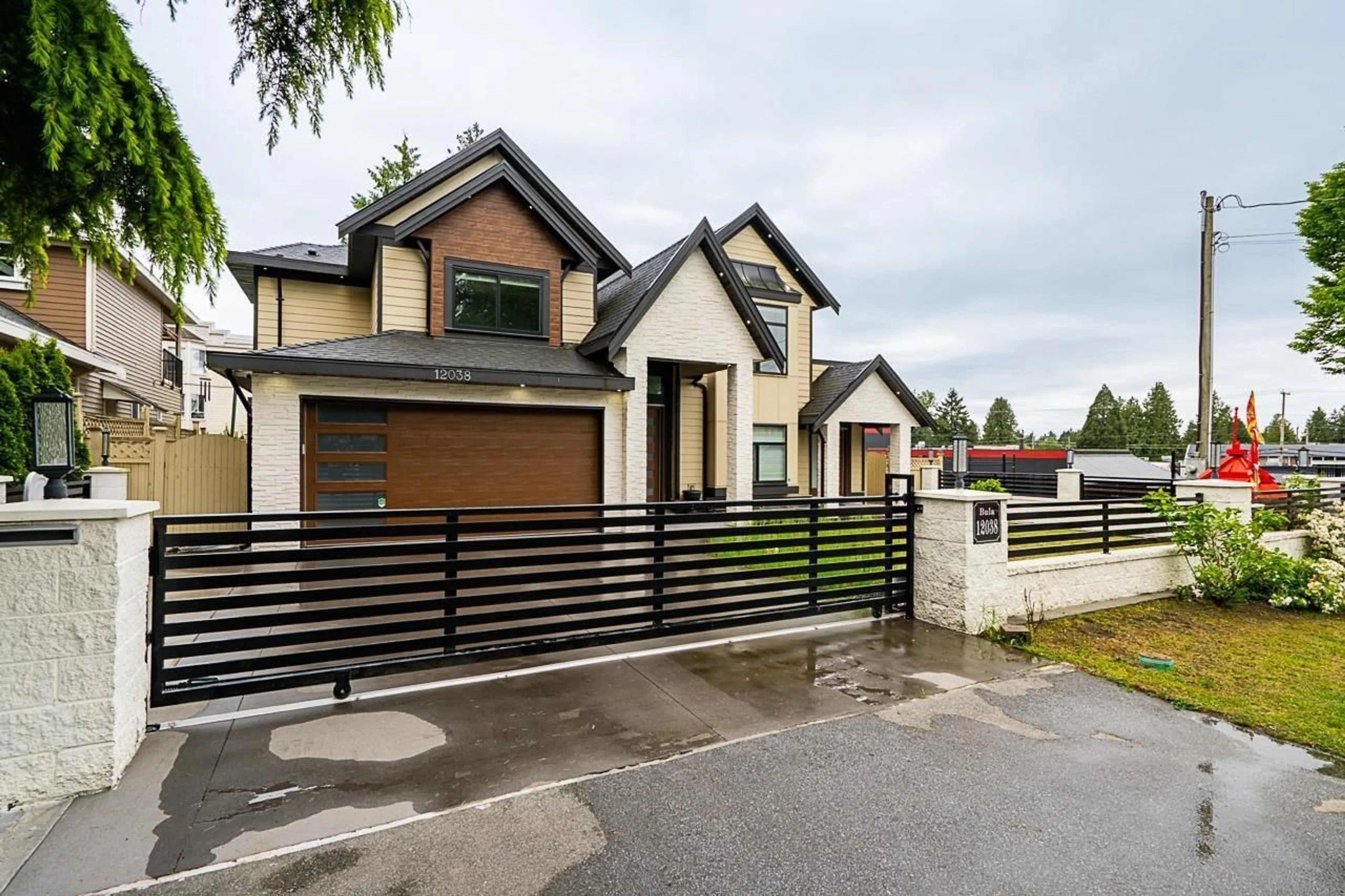 Home with brick exterior material, street for 12038 93A, Surrey British Columbia V3V1L1