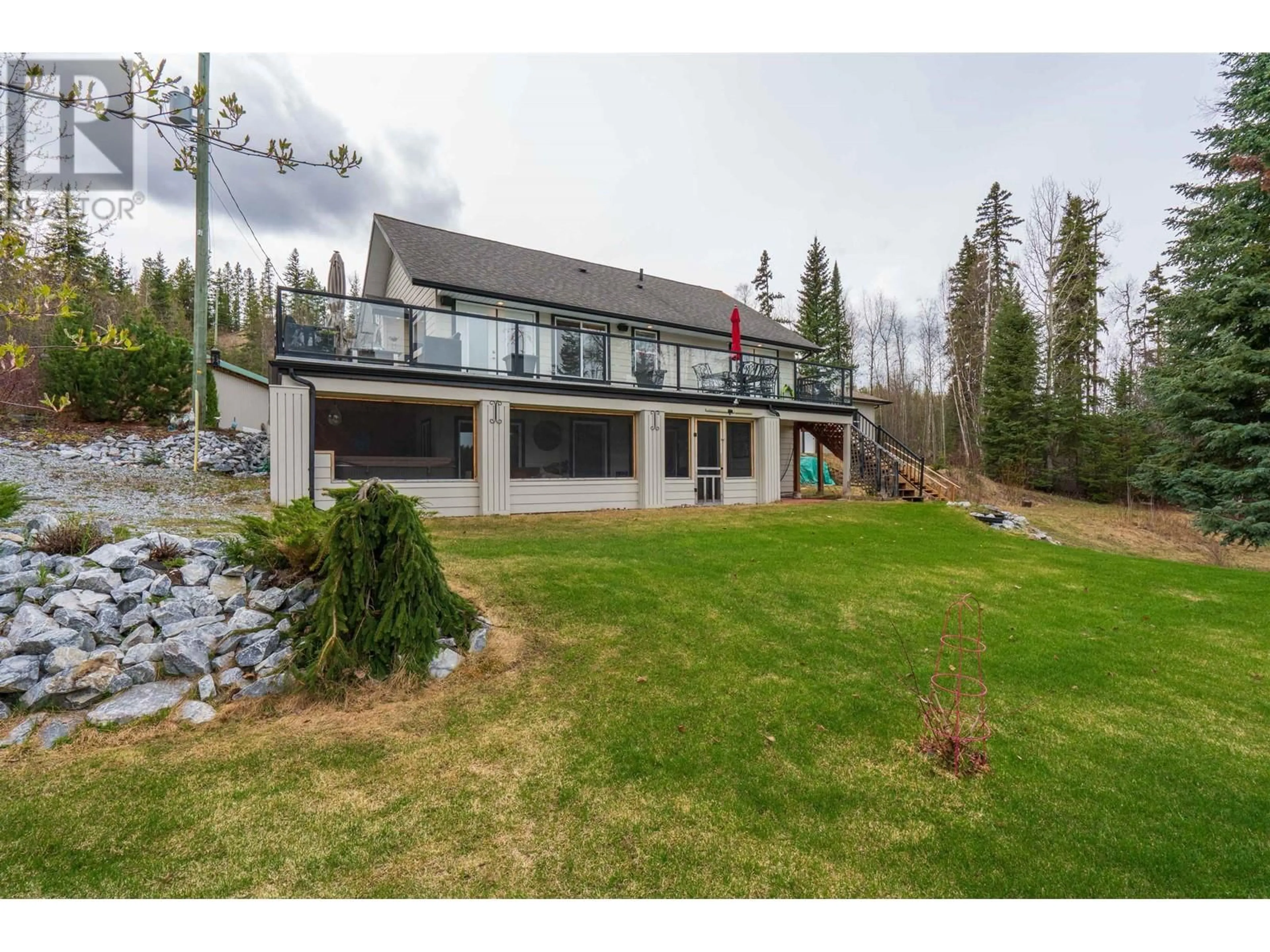 A pic from outside/outdoor area/front of a property/back of a property/a pic from drone, unknown for 40400 BEDNESTI LAKE ROAD, Prince George British Columbia V2N6K3