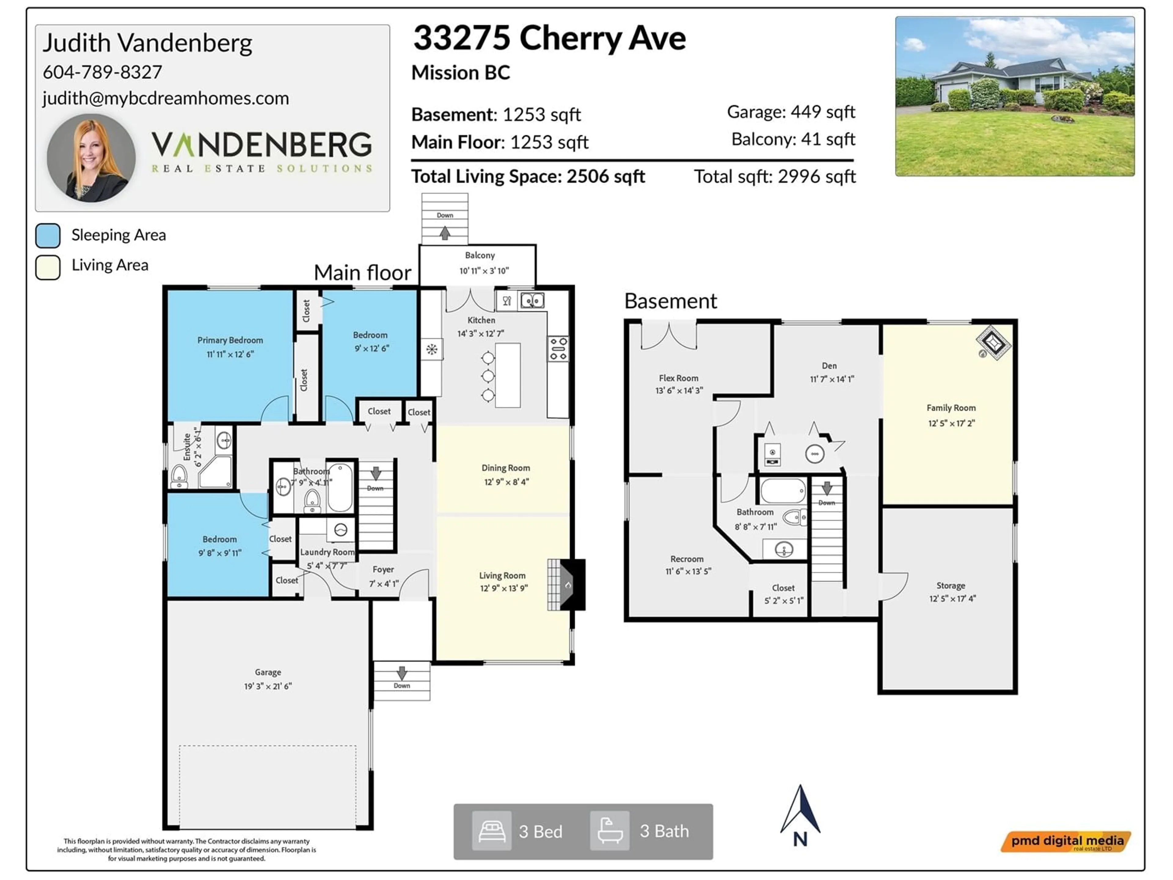 Floor plan for 33275 CHERRY, Mission British Columbia V2V2V3