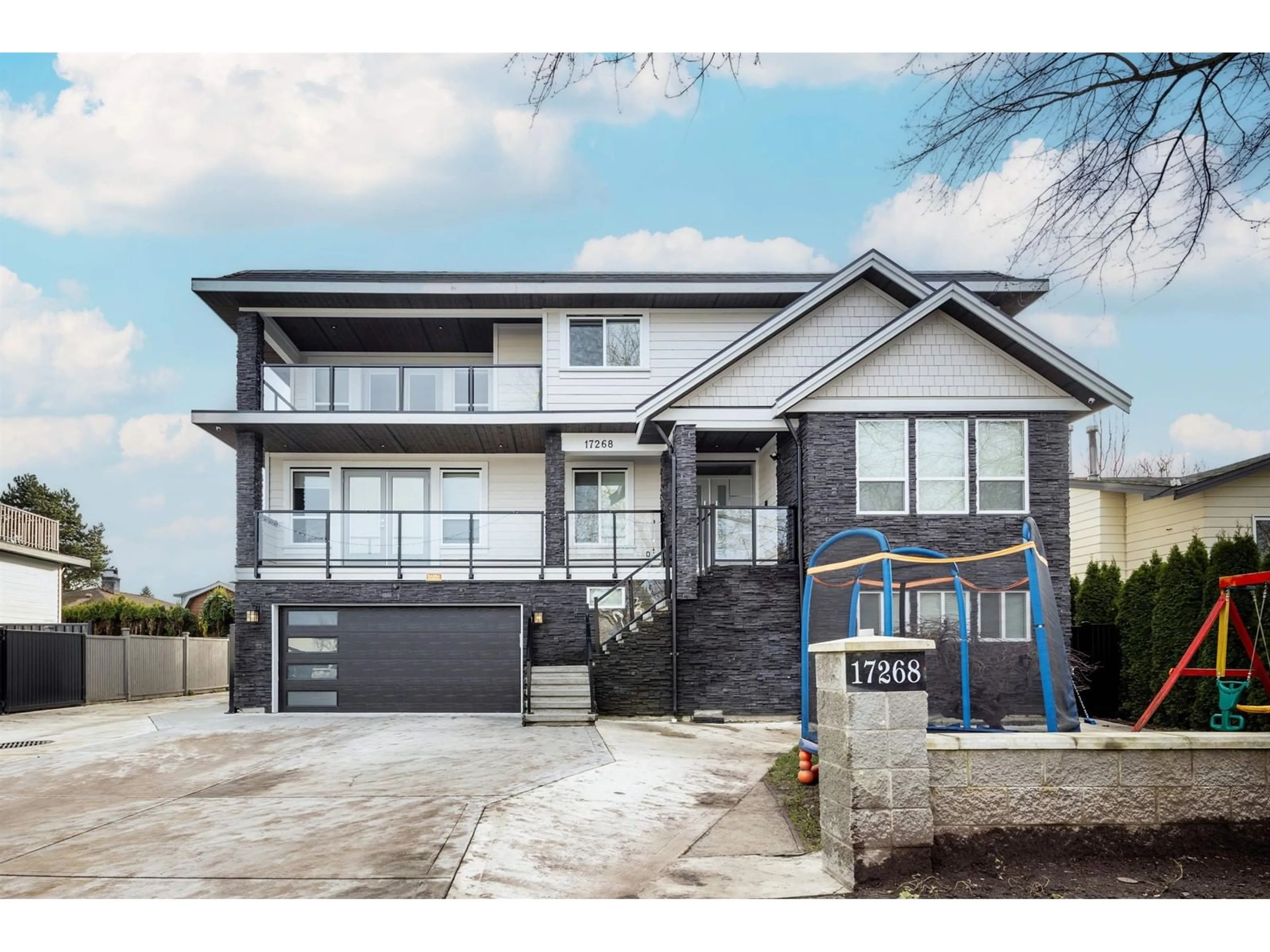 Home with brick exterior material, street for 17268 61A, Surrey British Columbia V3S4V7