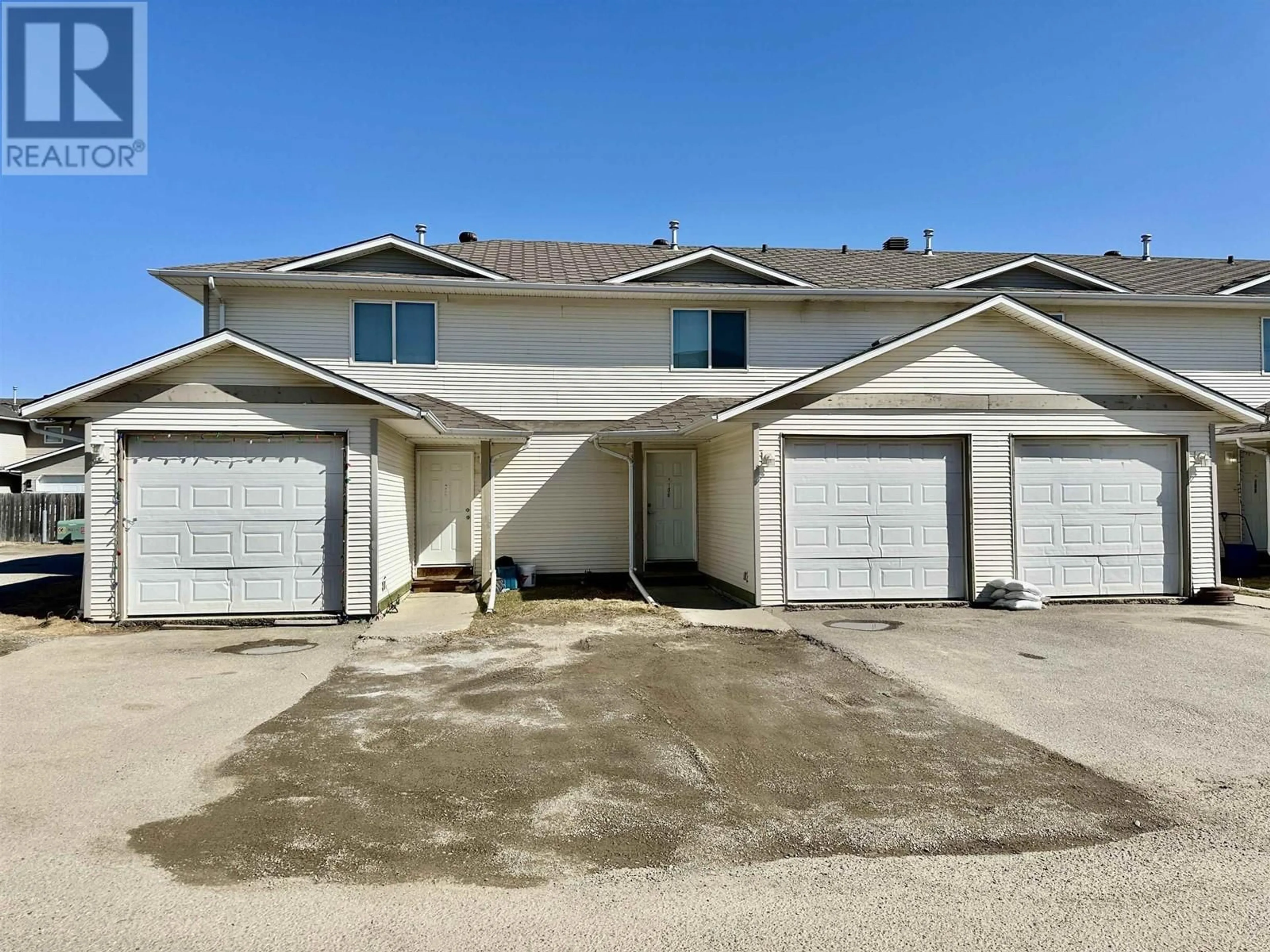 A pic from outside/outdoor area/front of a property/back of a property/a pic from drone, street for 106 - 8328 92 AVENUE, Fort St. John British Columbia V1J6X2