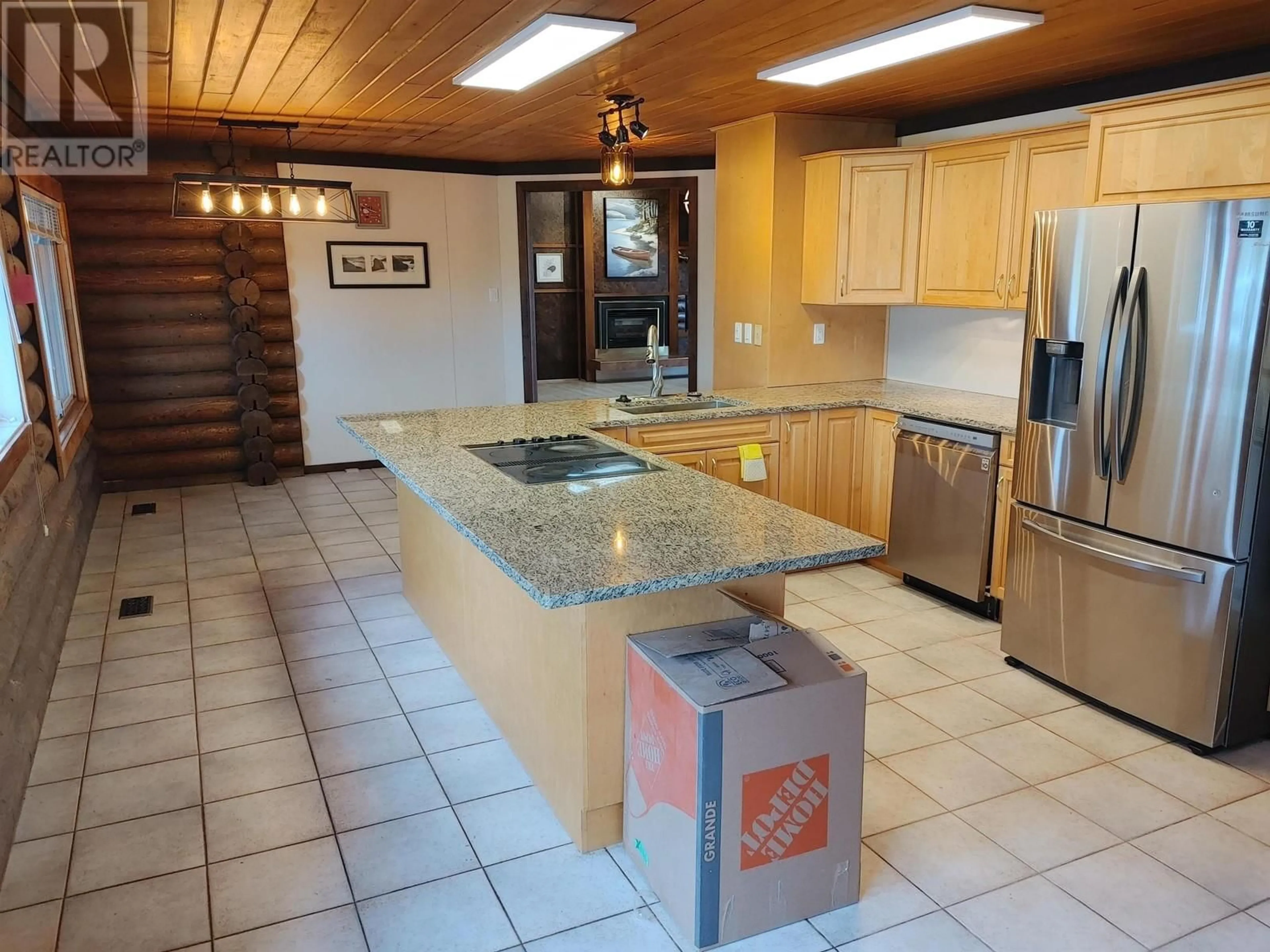 Open concept kitchen, ceramic/tile floor for 13085 LUND ROAD, Prince George British Columbia V2N6B1
