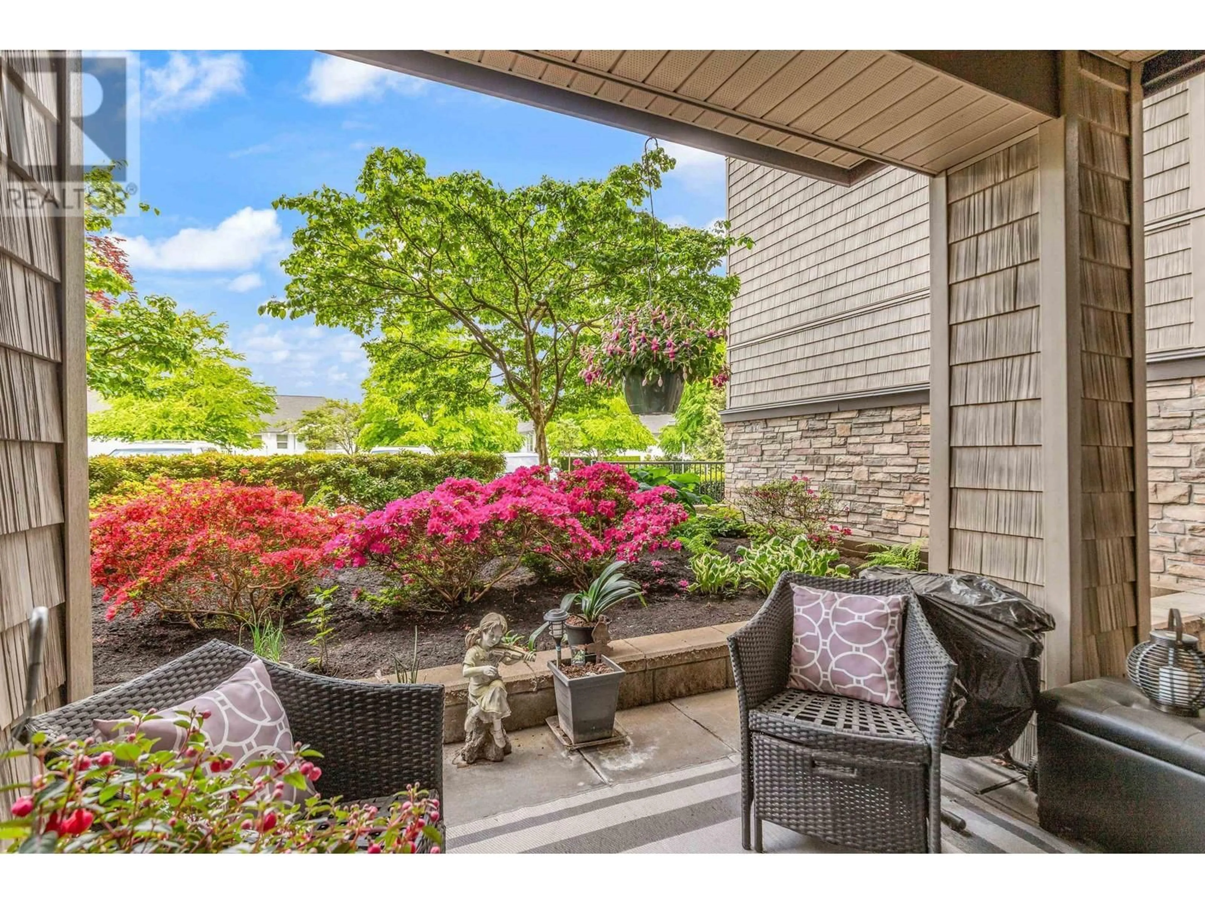 Patio, water/lake/river/ocean view for 127 - 12258 224 STREET, Maple Ridge British Columbia V2X8Y7