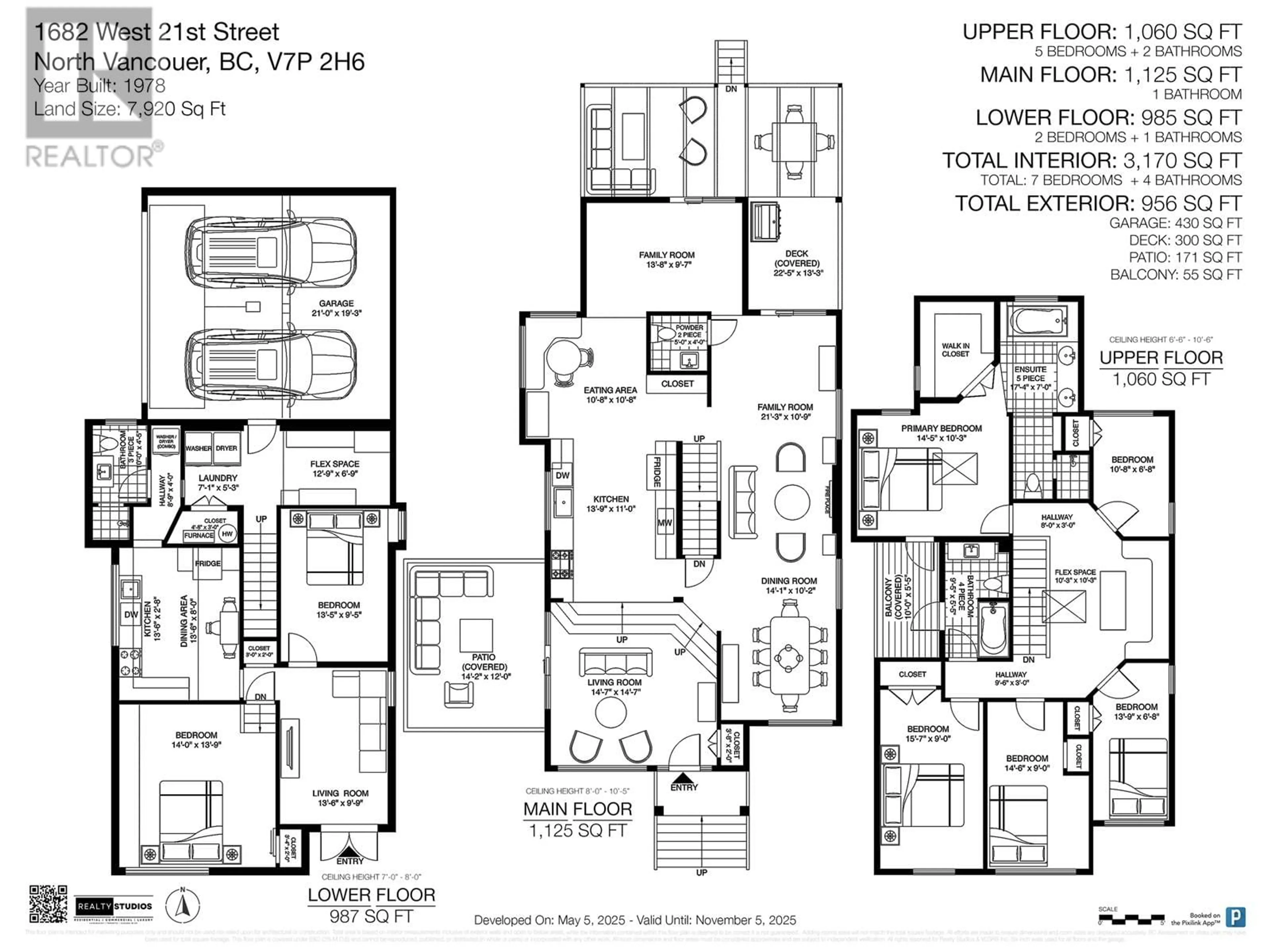 Floor plan for 1682 21ST STREET, North Vancouver British Columbia V7P2E4