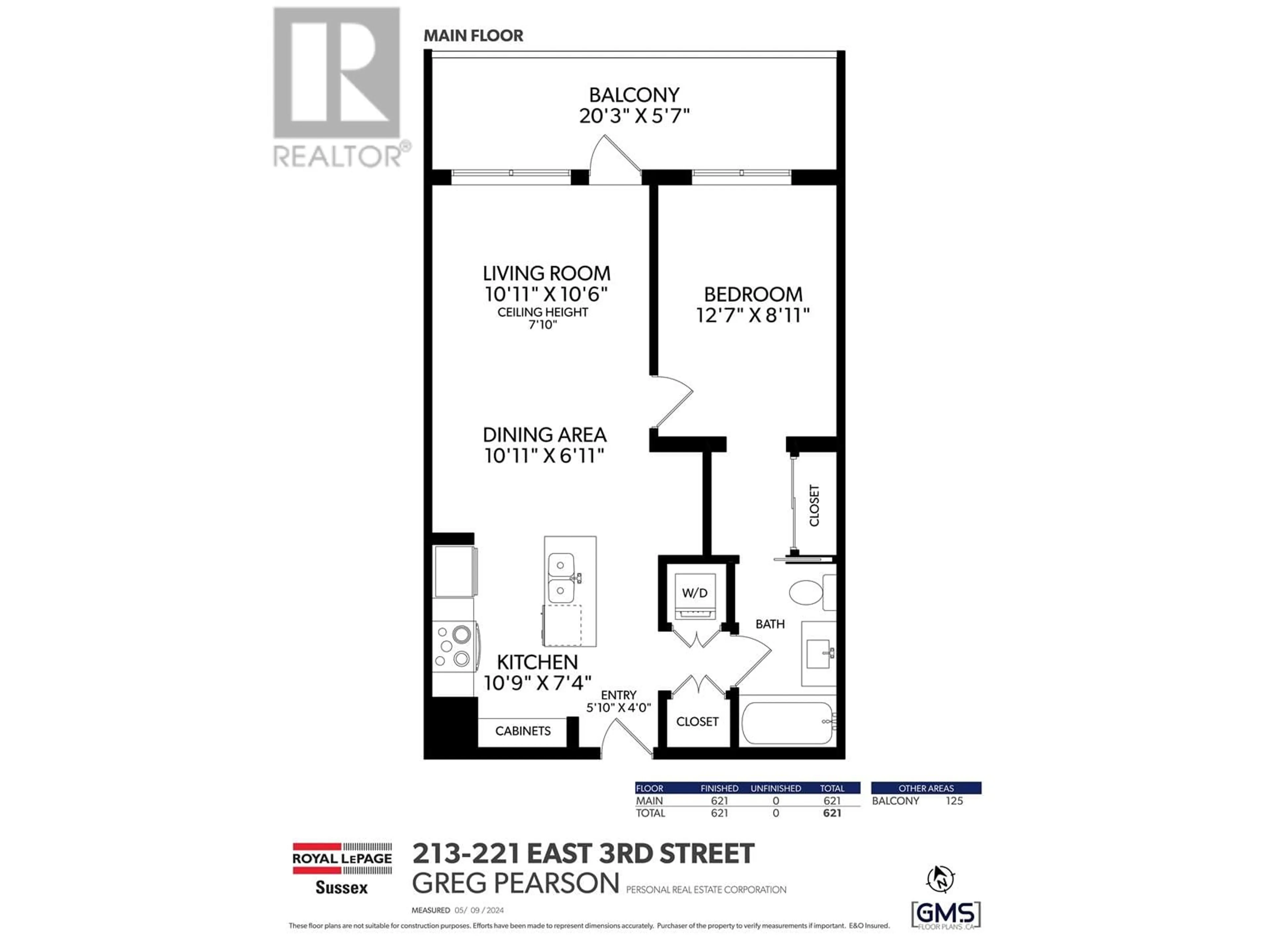Floor plan for 213 - 221 3RD STREET, North Vancouver British Columbia V7L0C1