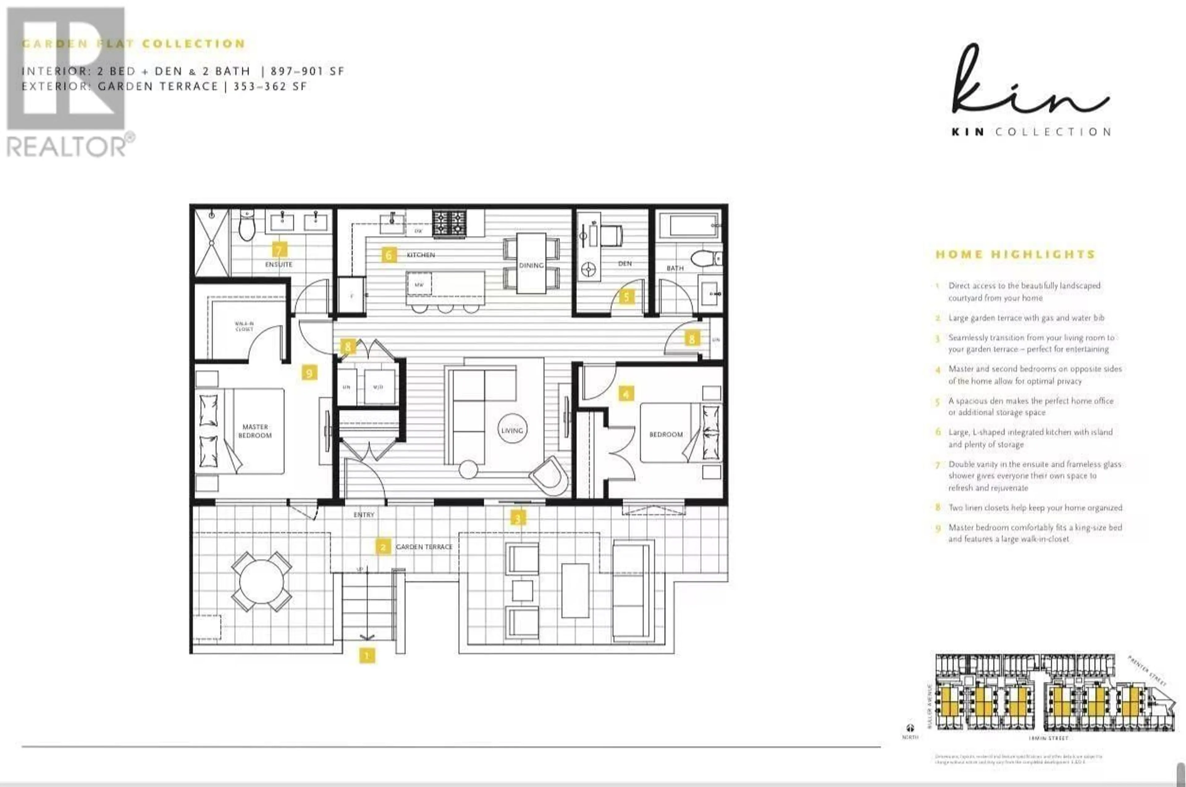 Floor plan for 614 - 6085 IRMIN STREET, Burnaby British Columbia V5J5C5