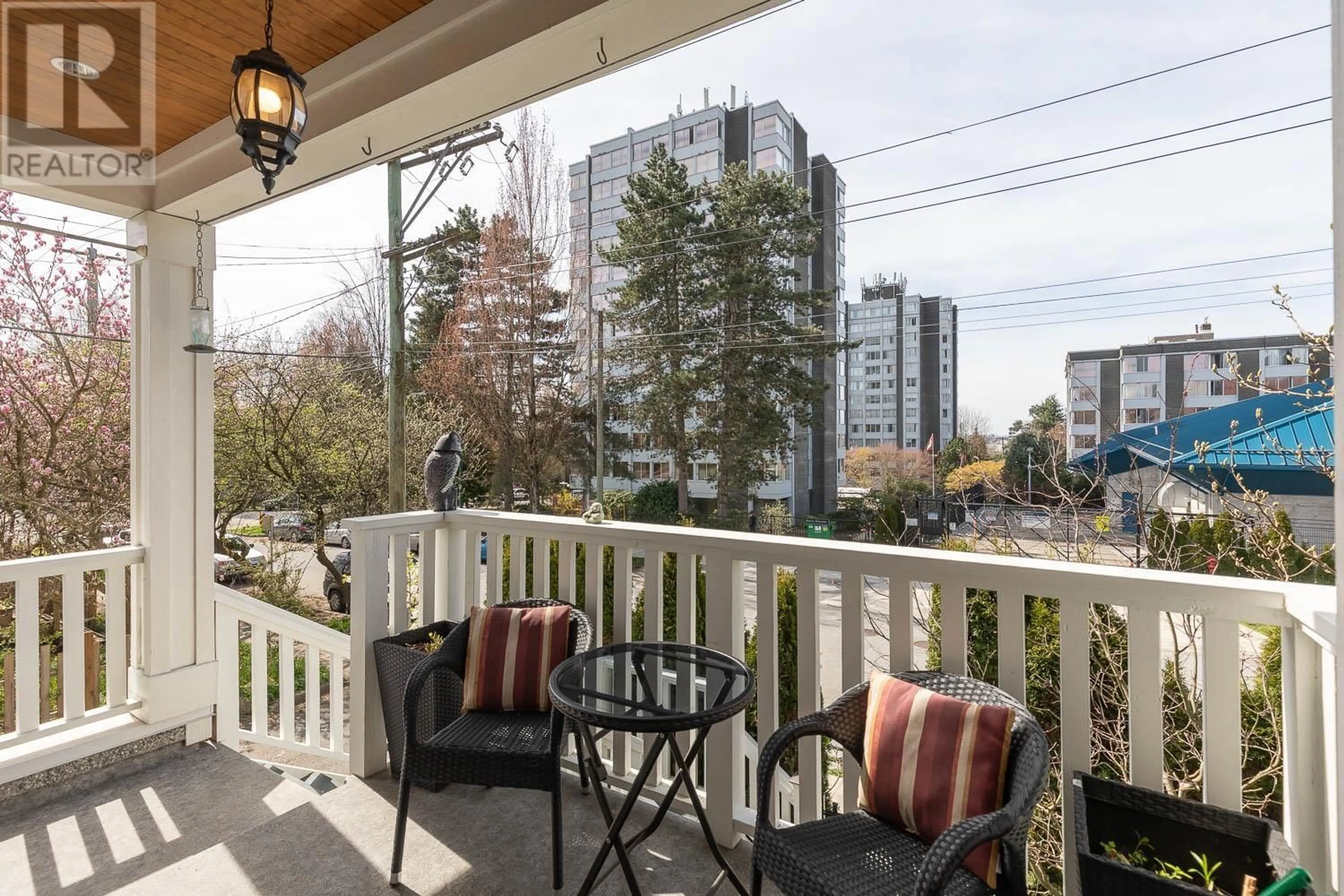 Balcony in the apartment, city buildings view from balcony for 1828 WOODLAND DRIVE, Vancouver British Columbia V5N3N7
