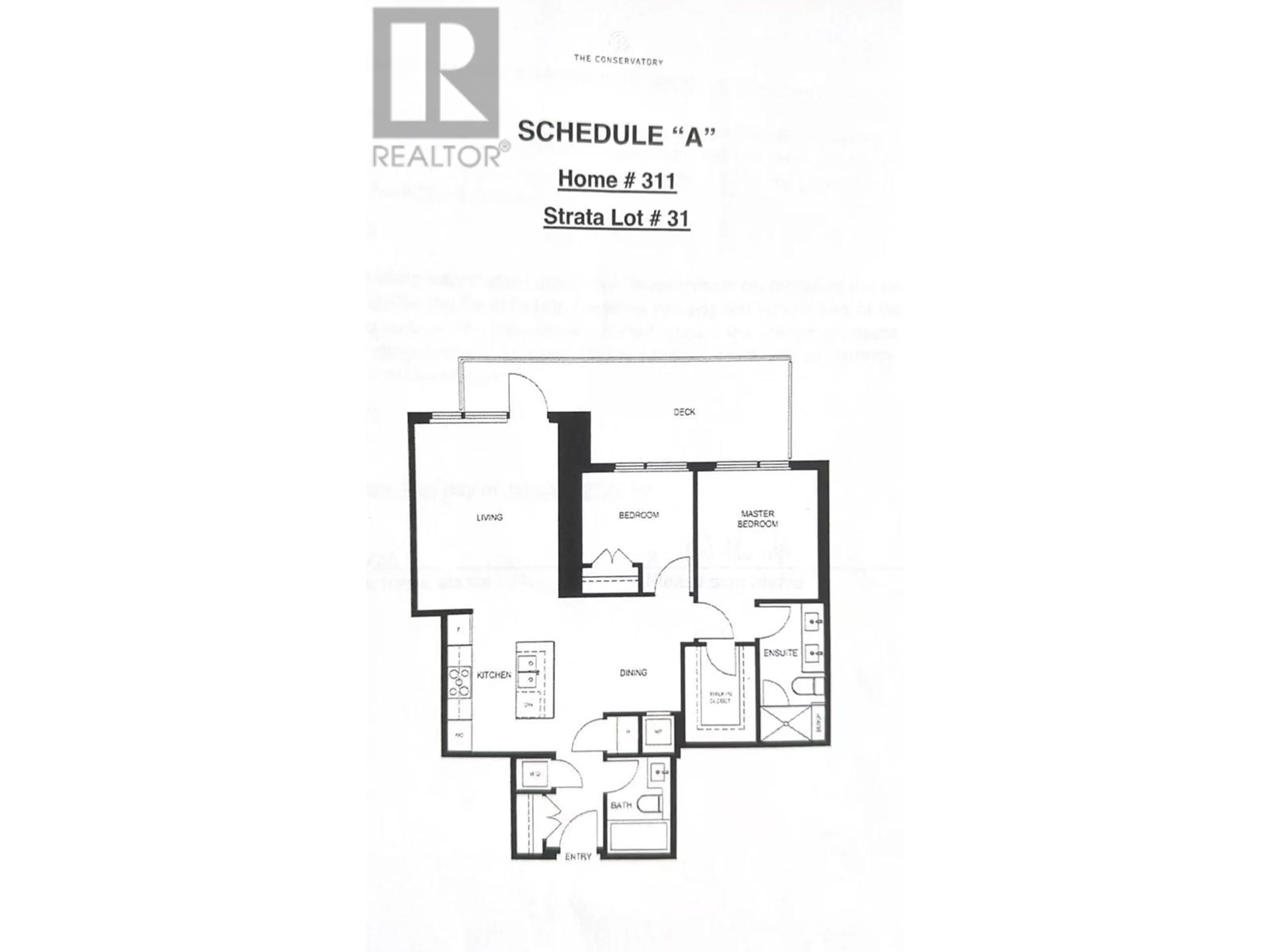 Floor plan for 311 - 5608 BERTON AVENUE, Vancouver British Columbia V6S0M6