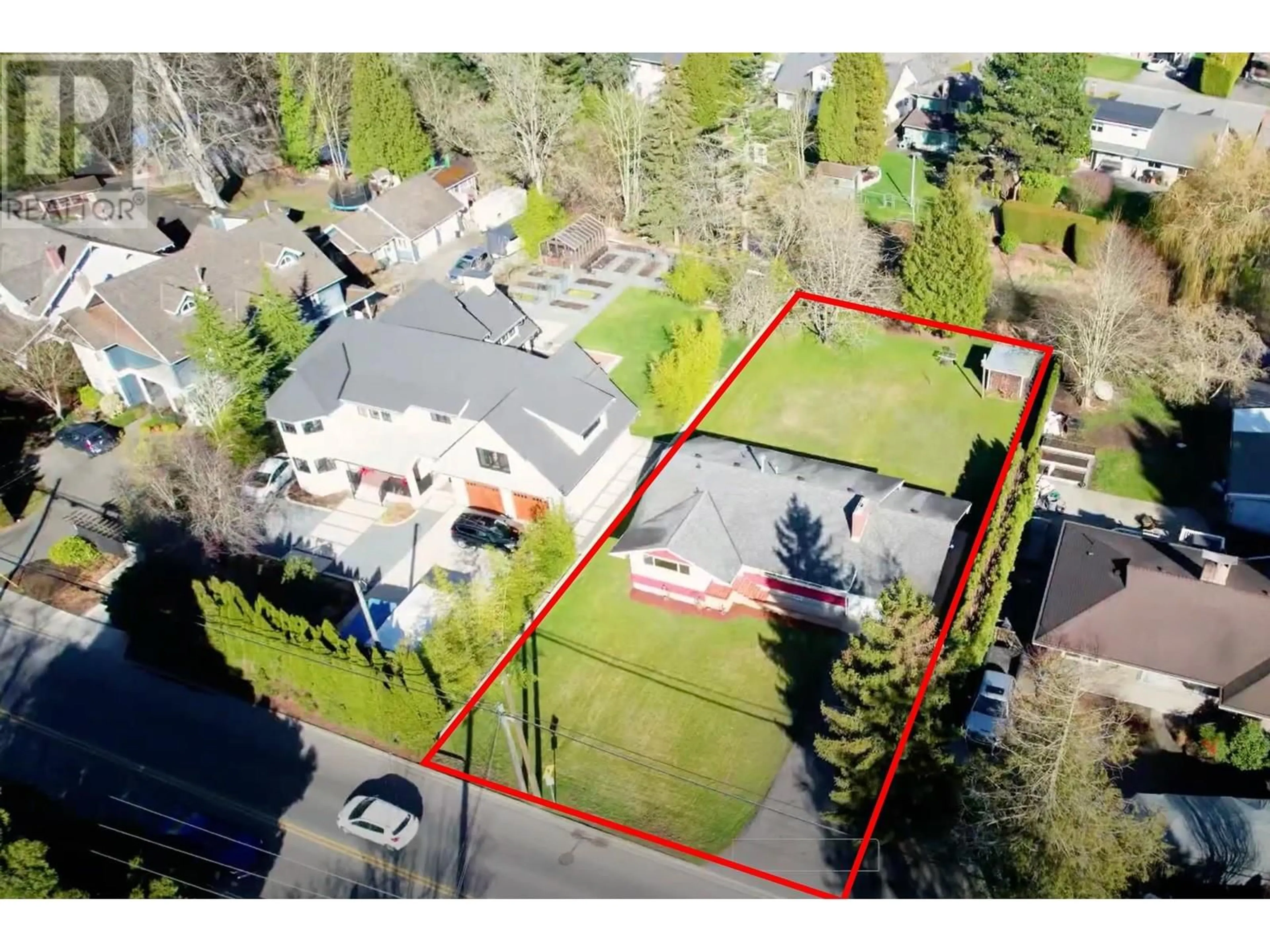 A pic from outside/outdoor area/front of a property/back of a property/a pic from drone, street for 4488 ARTHUR DRIVE, Delta British Columbia V4K2X2