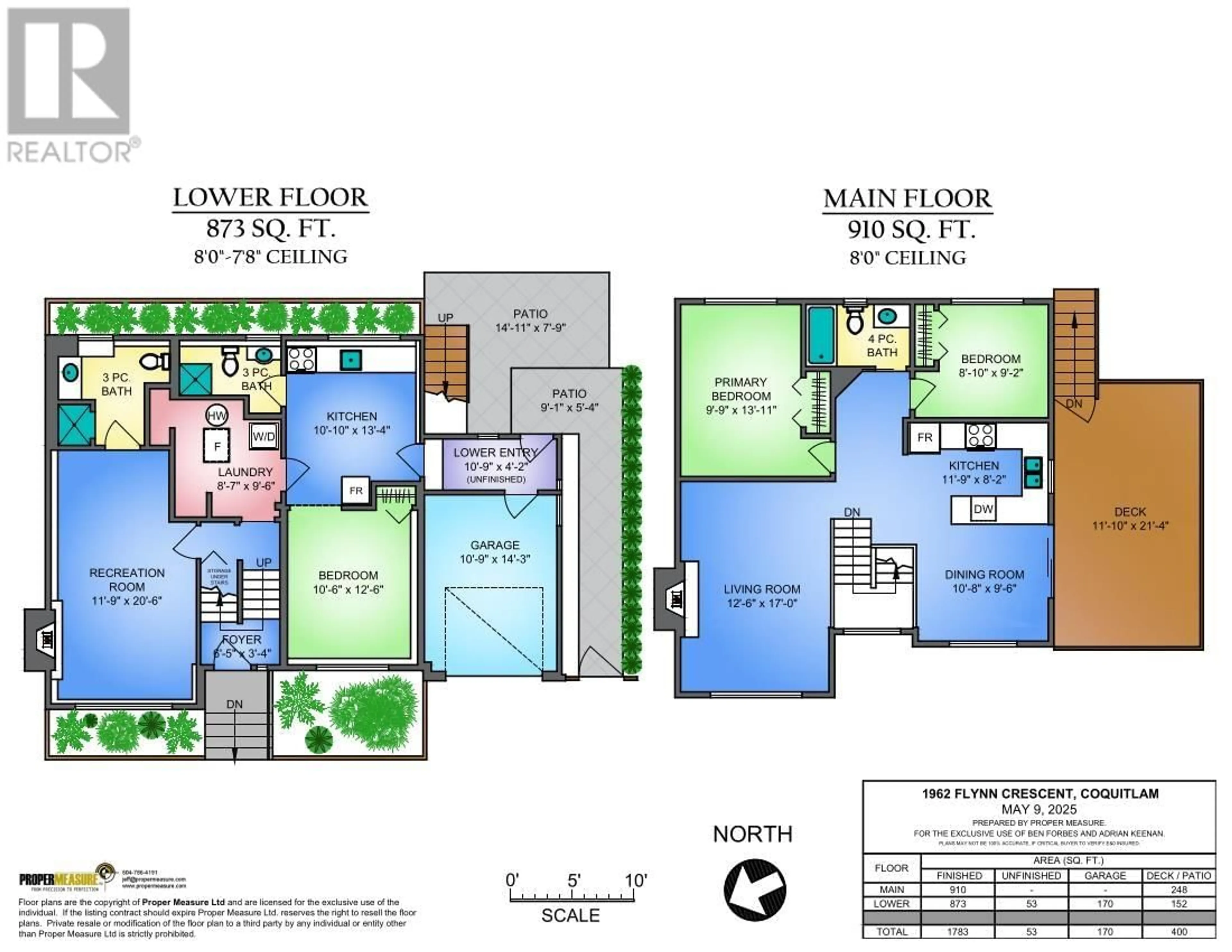 Floor plan for 1962 FLYNN CRESCENT, Coquitlam British Columbia V3E1W5