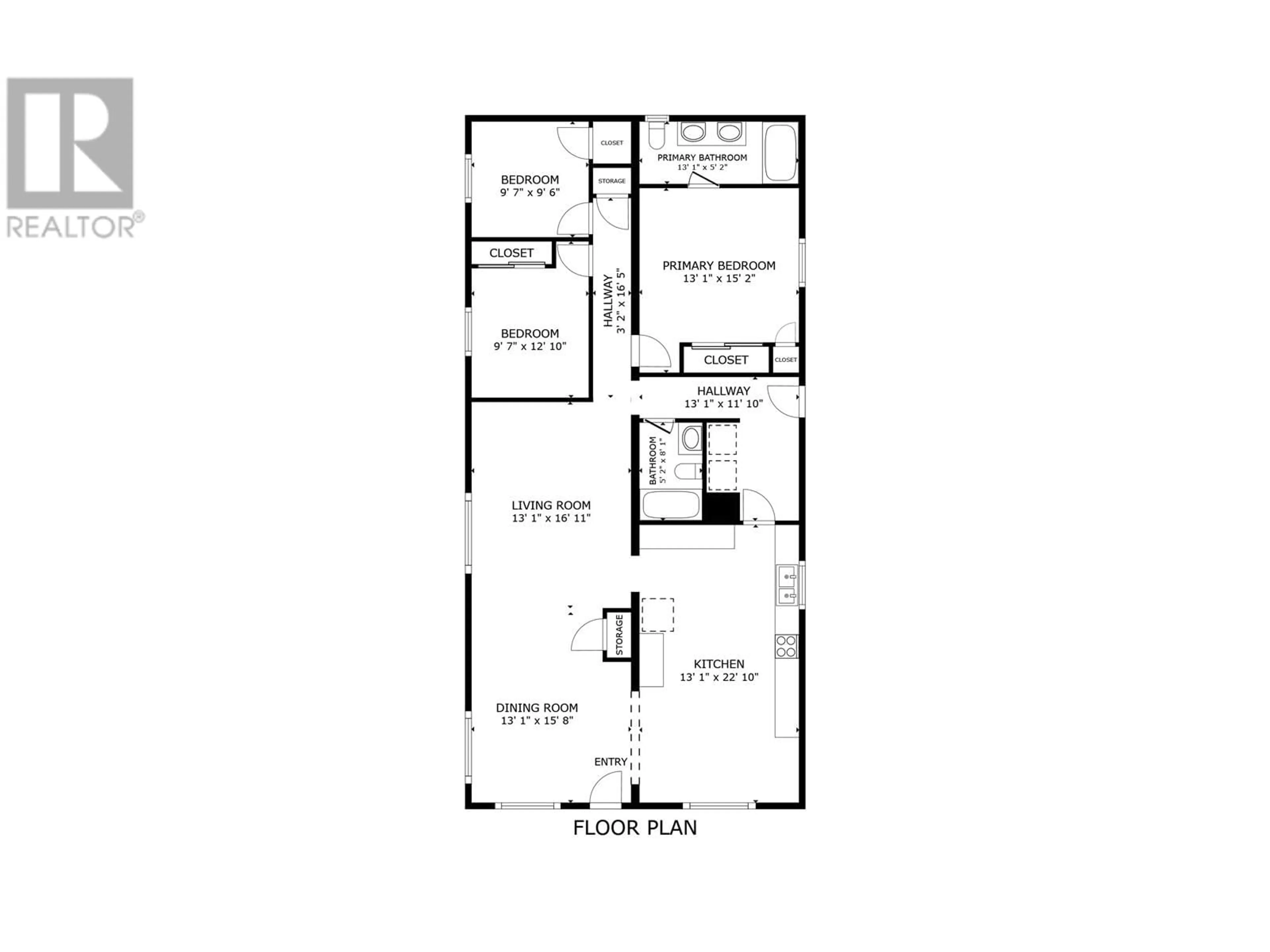 Floor plan for 6396 DAISY AVENUE, Fort St. John British Columbia V1J8J8