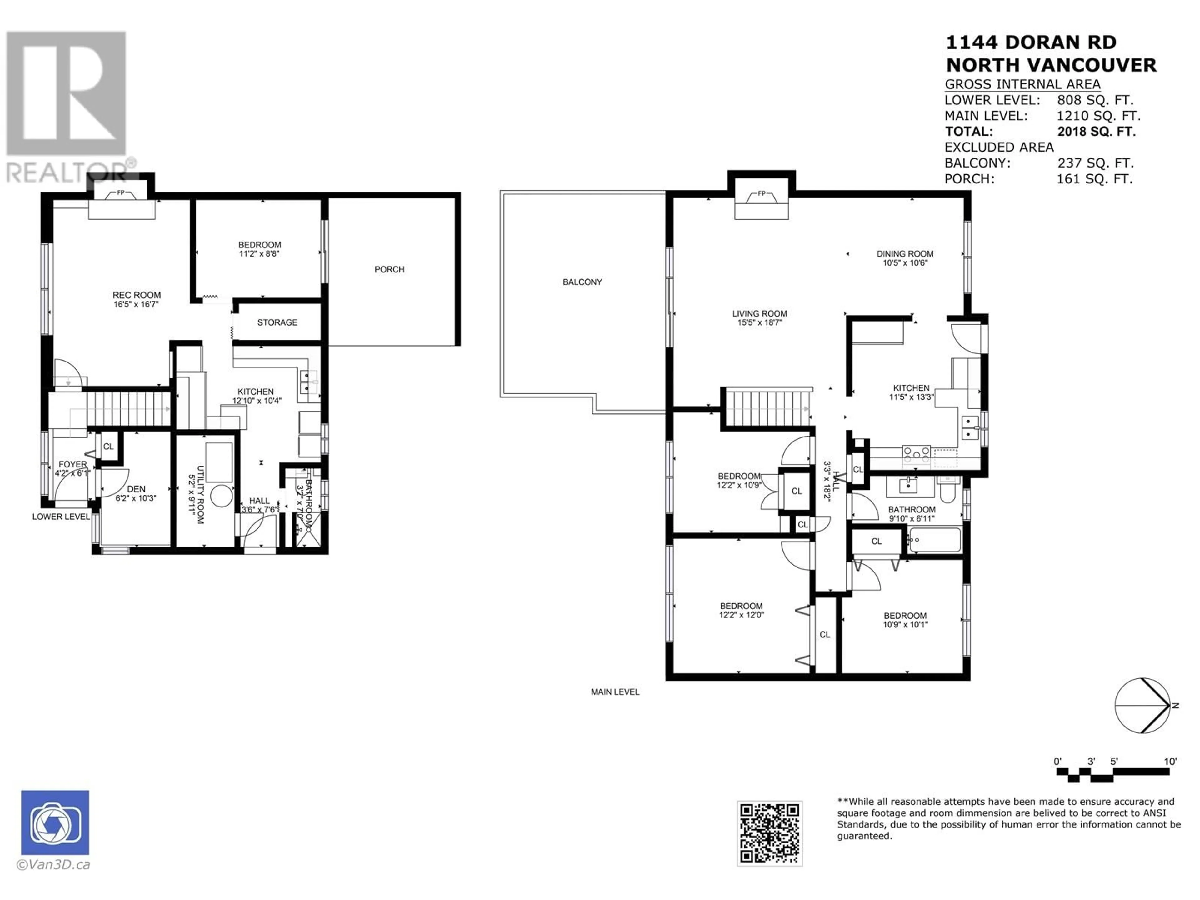 Floor plan for 1144 DORAN ROAD, North Vancouver British Columbia V7K1M7