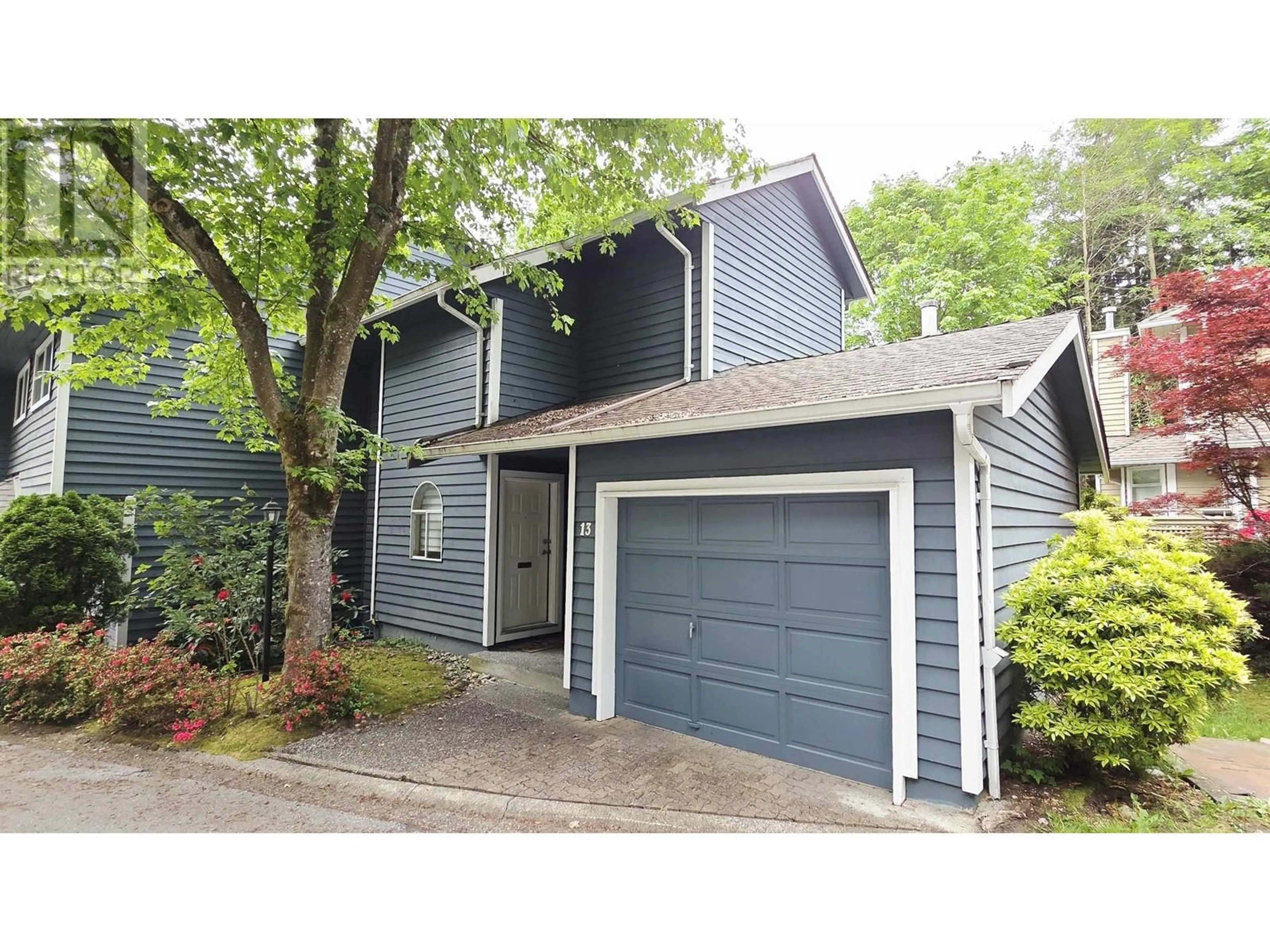 Home with vinyl exterior material, street for 13 - 9000 ASH GROVE CRESCENT, Burnaby British Columbia V5A4L7