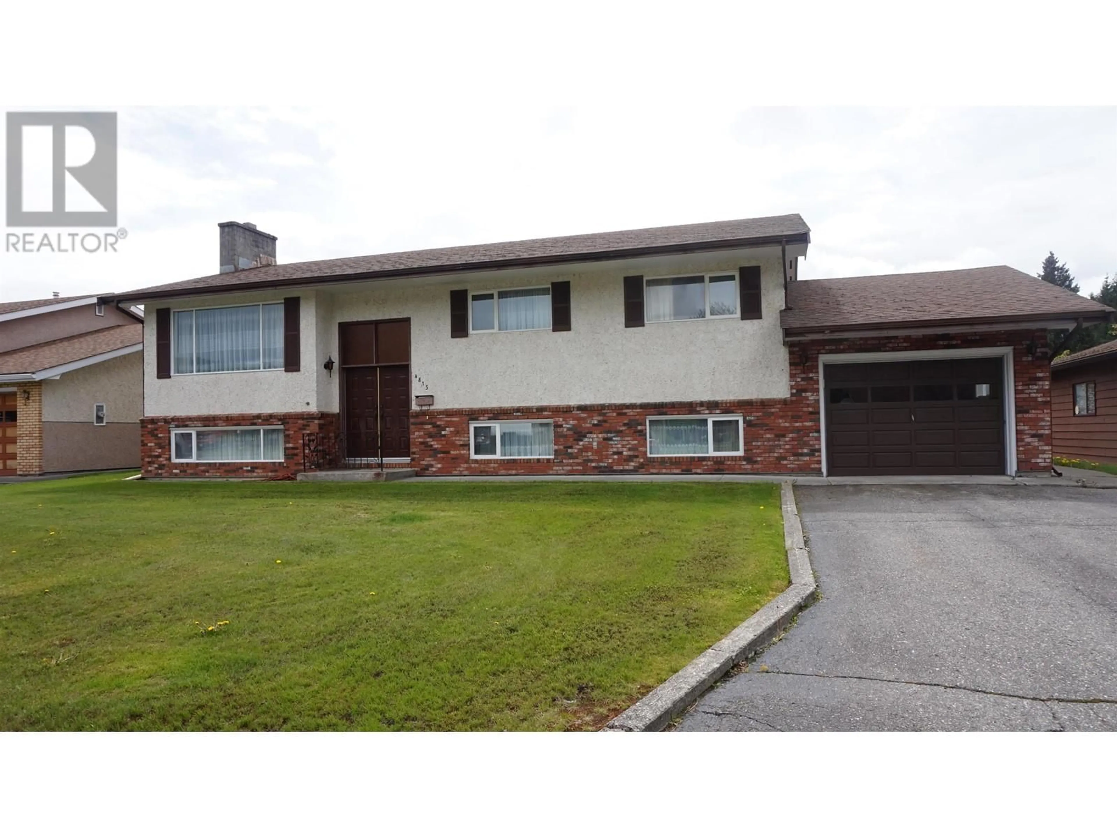 Home with vinyl exterior material, street for 4815 SOUCIE AVENUE, Terrace British Columbia V8G4R7