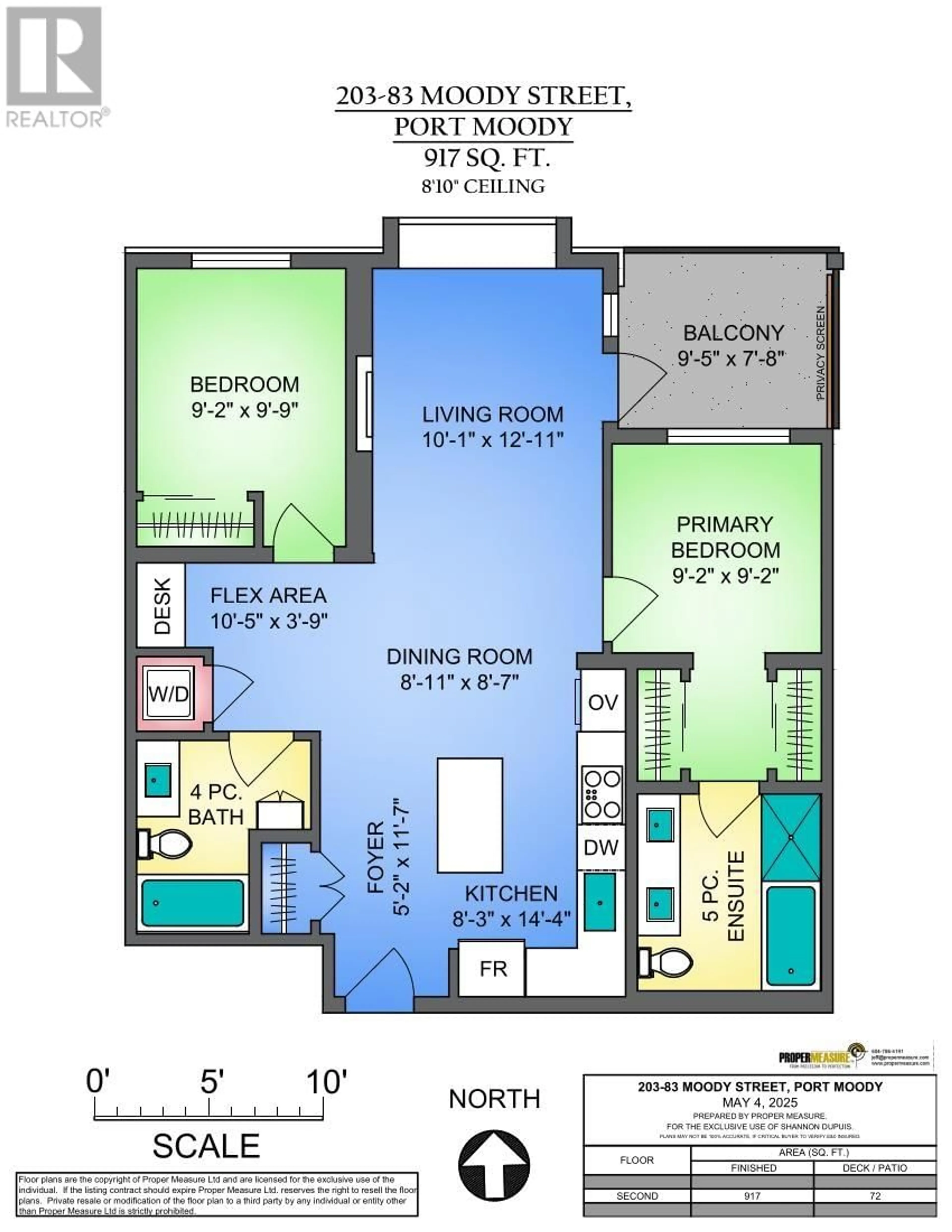 Floor plan for 203 - 83 MOODY STREET, Port Moody British Columbia V3H0K7