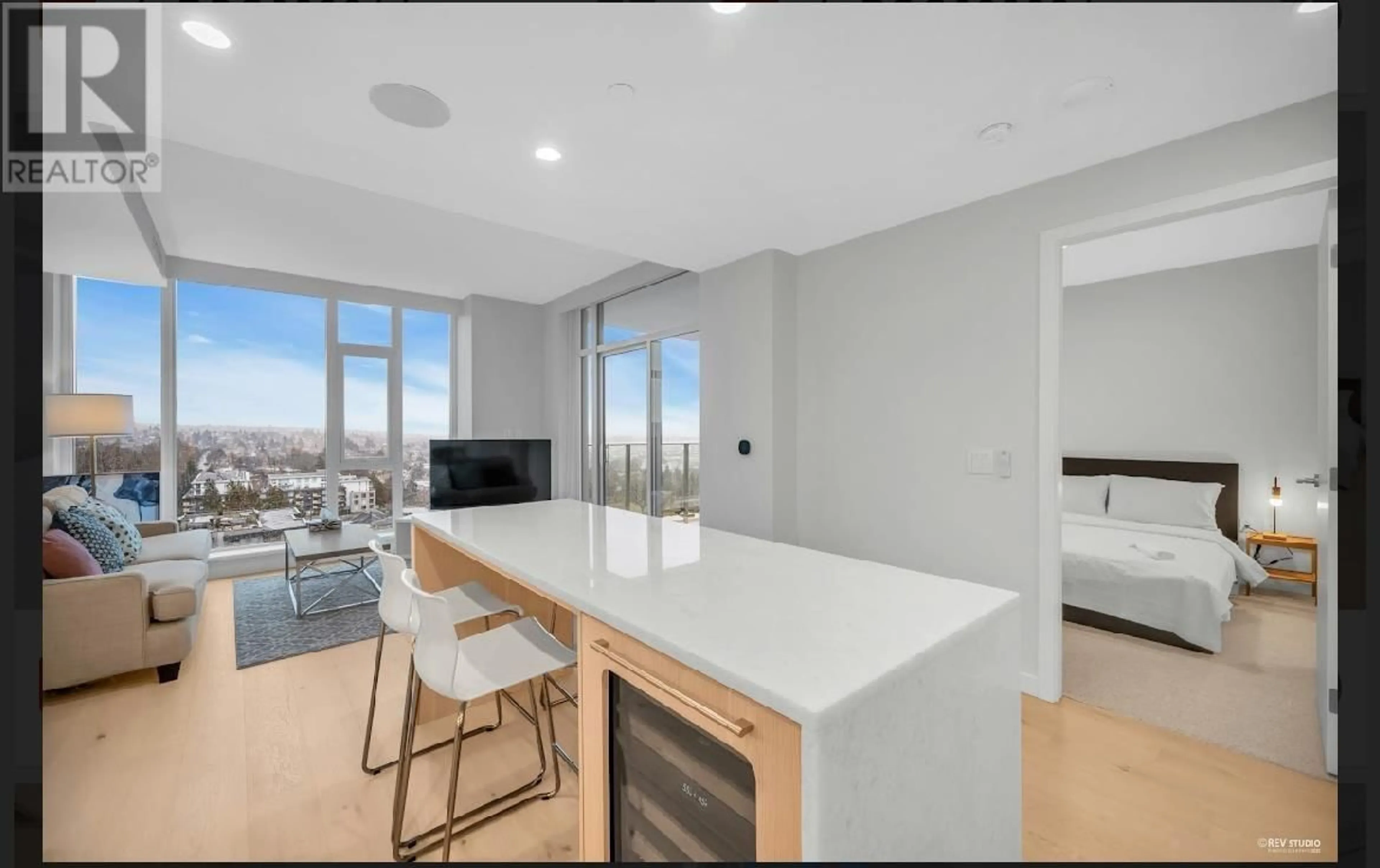 Open concept kitchen, unknown for 1304 - 7433 CAMBIE STREET, Vancouver British Columbia V6P0J8