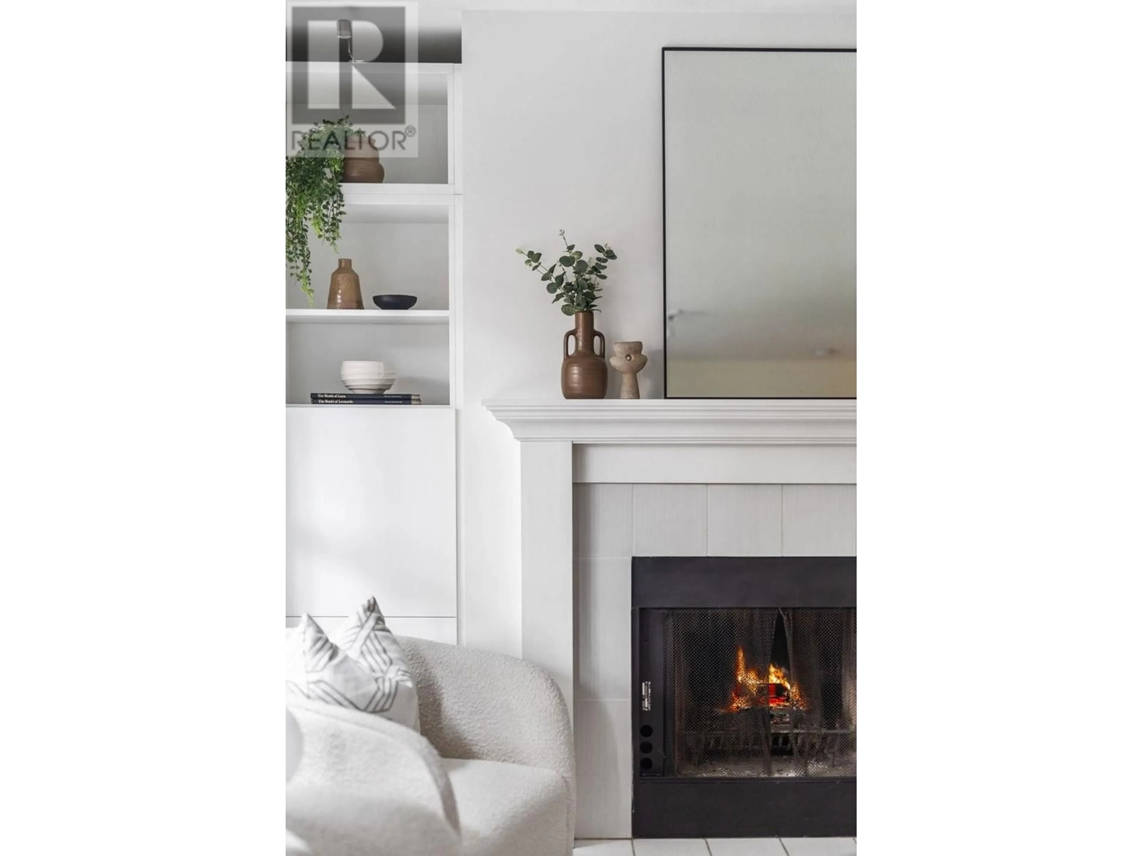 Living room with furniture, wood/laminate floor for 203 - 555 14TH AVENUE, Vancouver British Columbia V5Z4G8