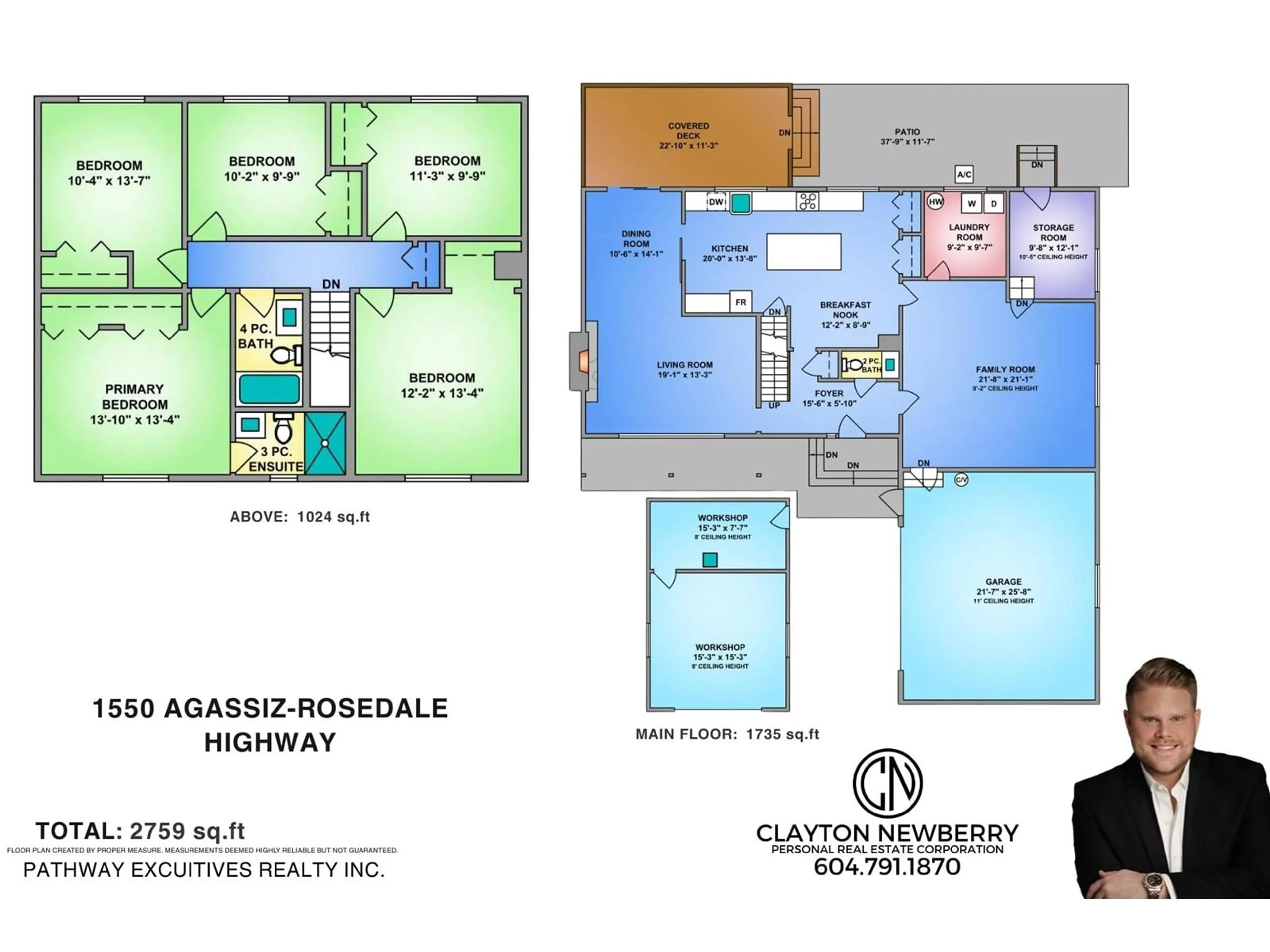 Floor plan for 1550 AGASSIZ-ROSEDALE HIGHWAY NO 9 HIGHWAY, Agassiz British Columbia V0M1A2